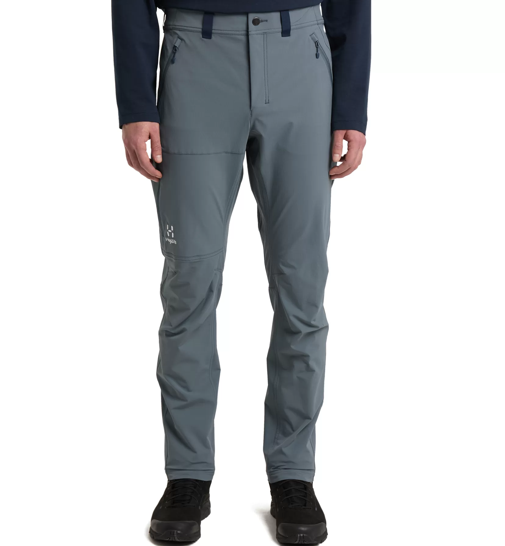 Fashion Haglöfs Morän Softshell Slim Pant Men Steel Blue