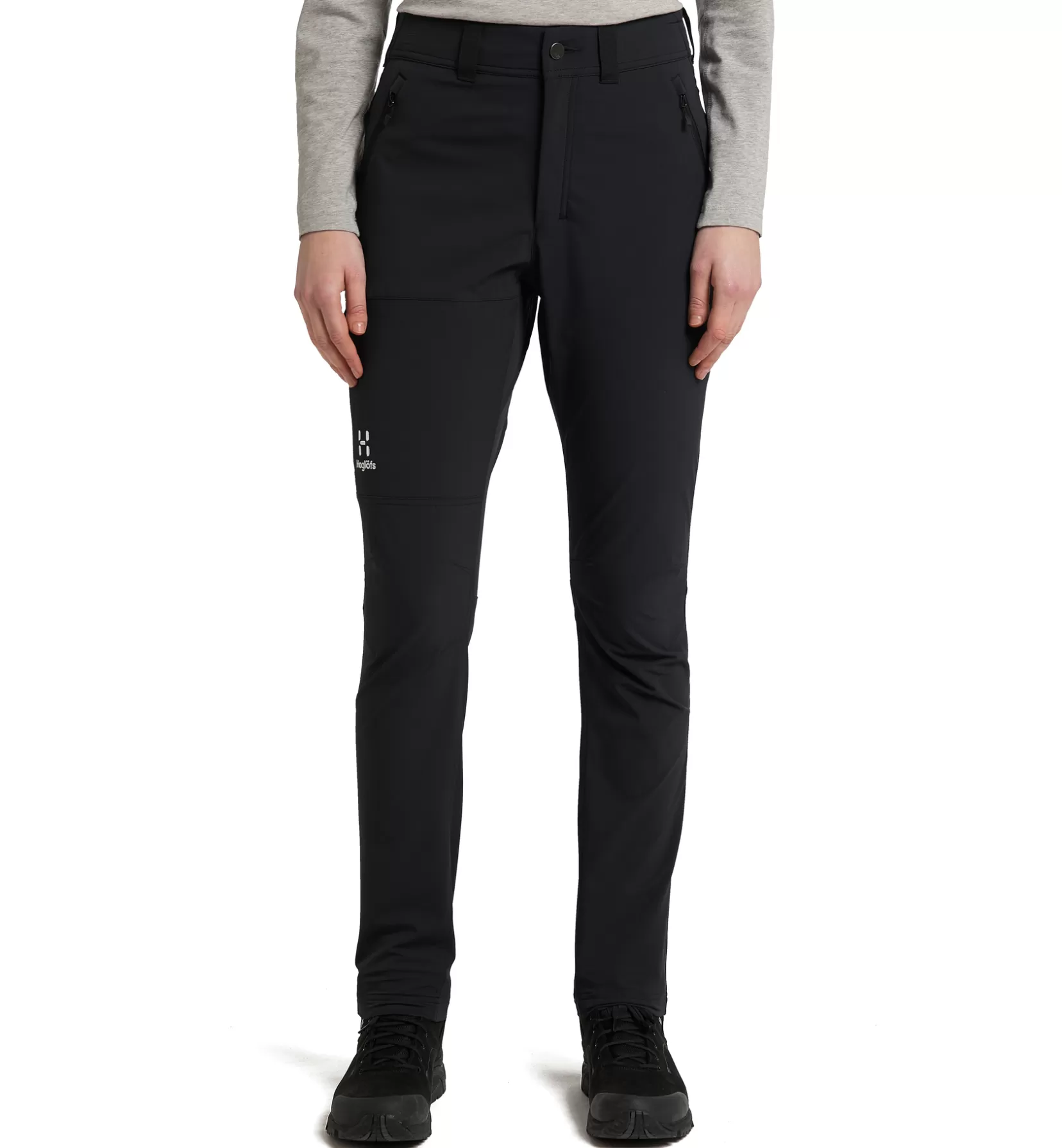 Shop Haglöfs Morän Softshell Slim Pant Women True Black