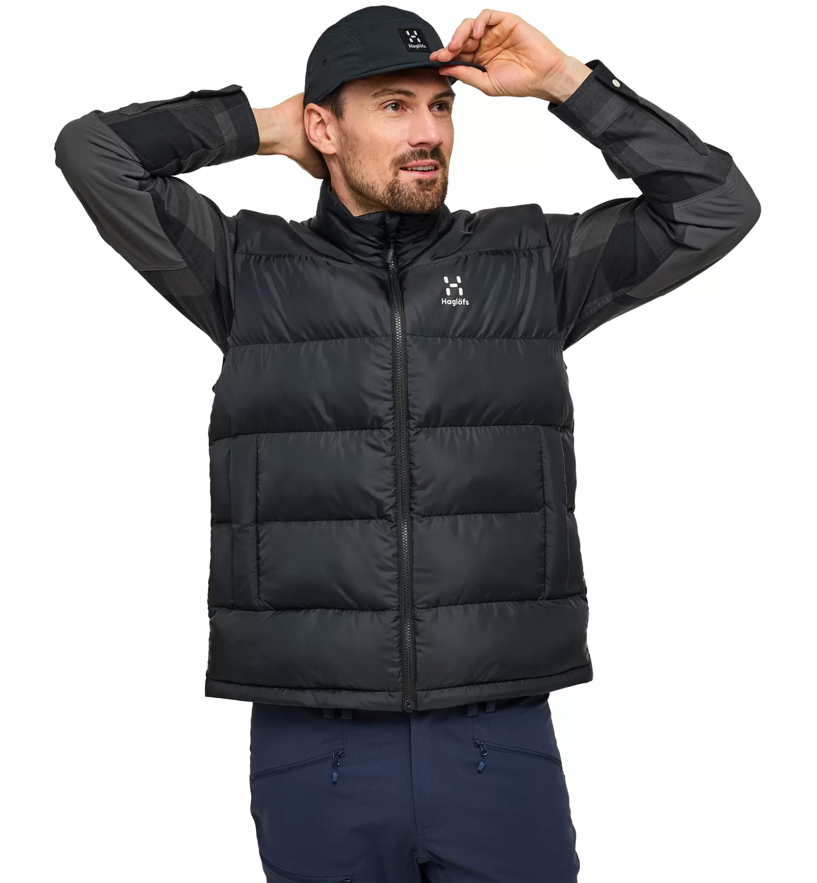 Outlet Haglöfs Puffy Mimic Vest Men True Black