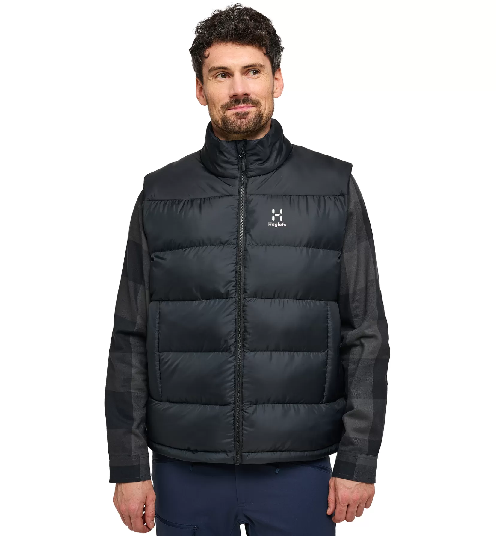 Outlet Haglöfs Puffy Mimic Vest Men True Black