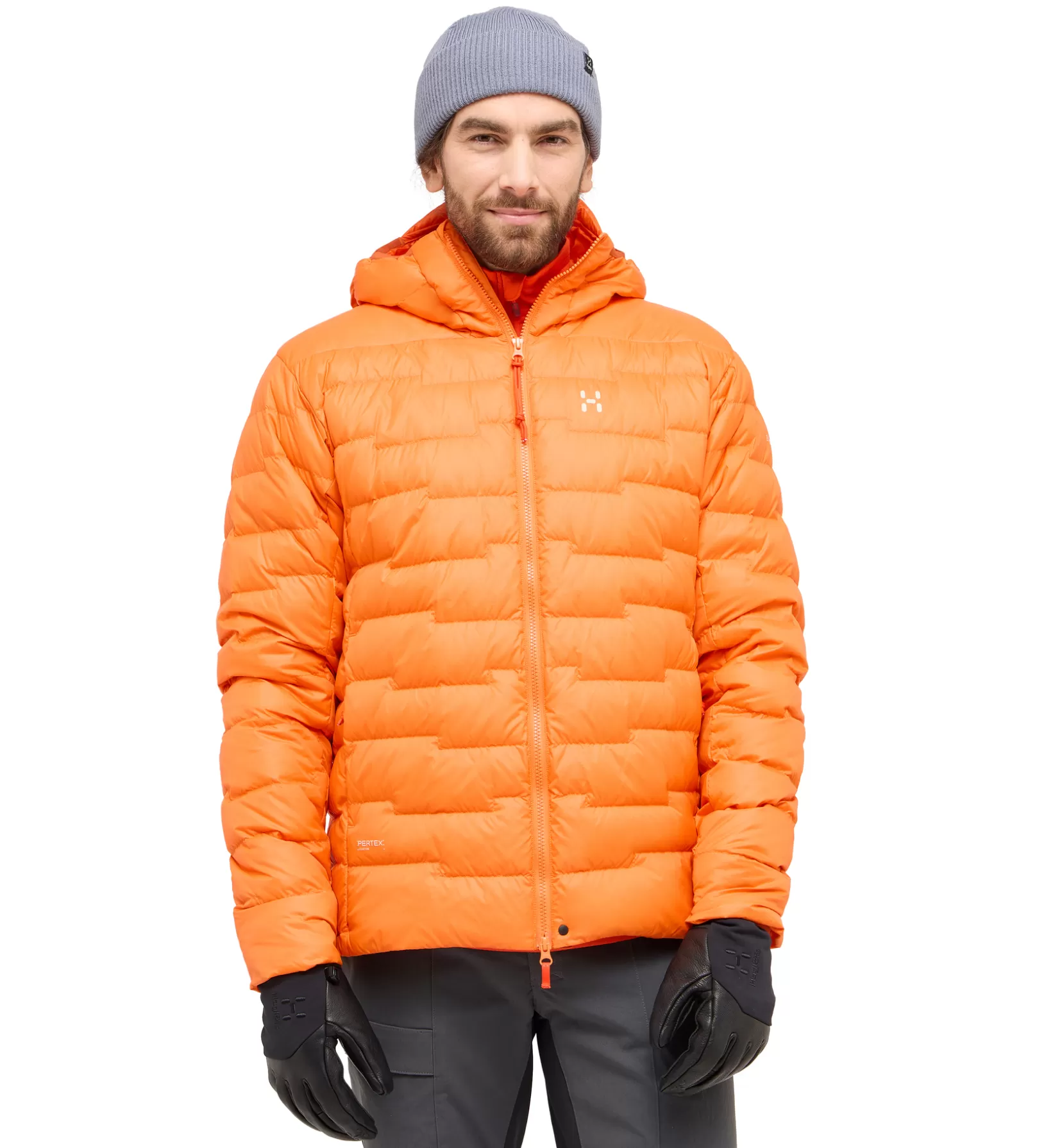 Clearance Haglöfs ROC Flash Down Hood Men Blaze Orange