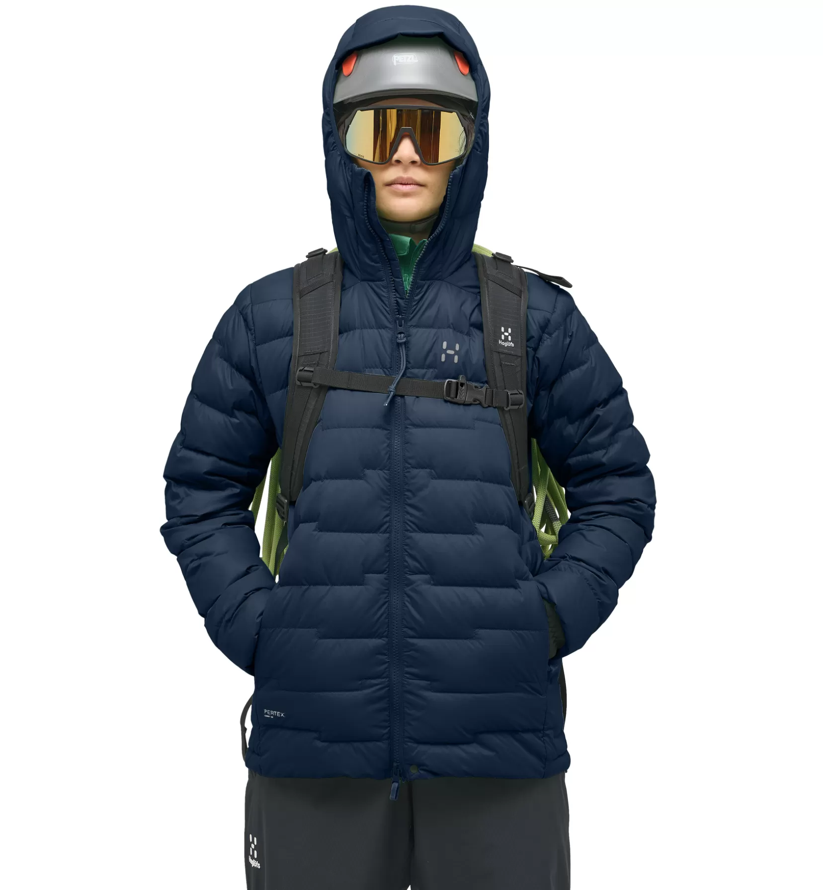 Fashion Haglöfs ROC Flash Down Hood Women Tarn Blue