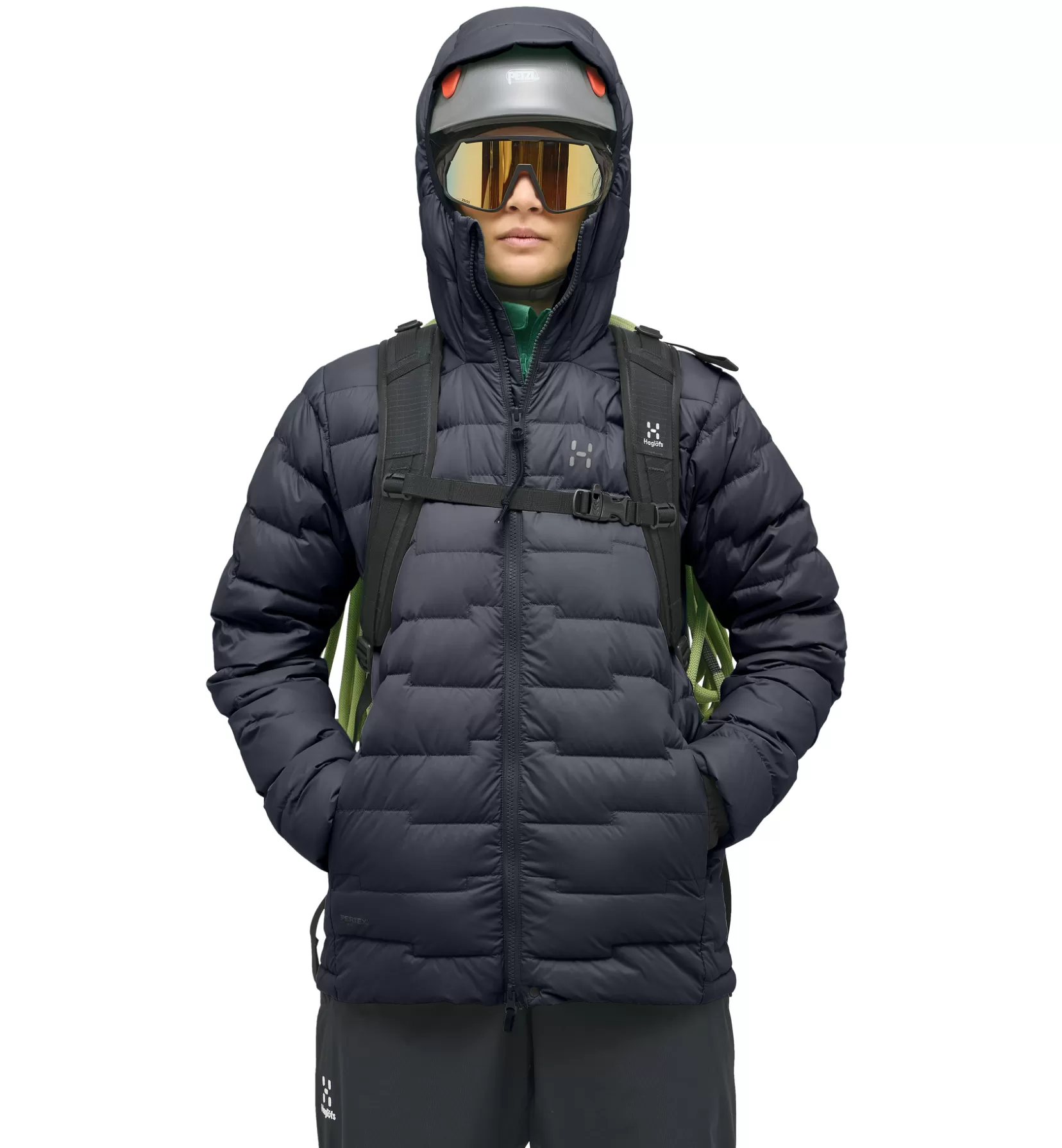 Clearance Haglöfs ROC Flash Down Hood Women True Black