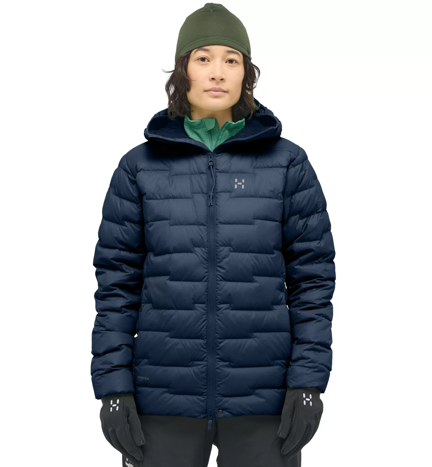 Fashion Haglöfs ROC Flash Down Hood Women Tarn Blue