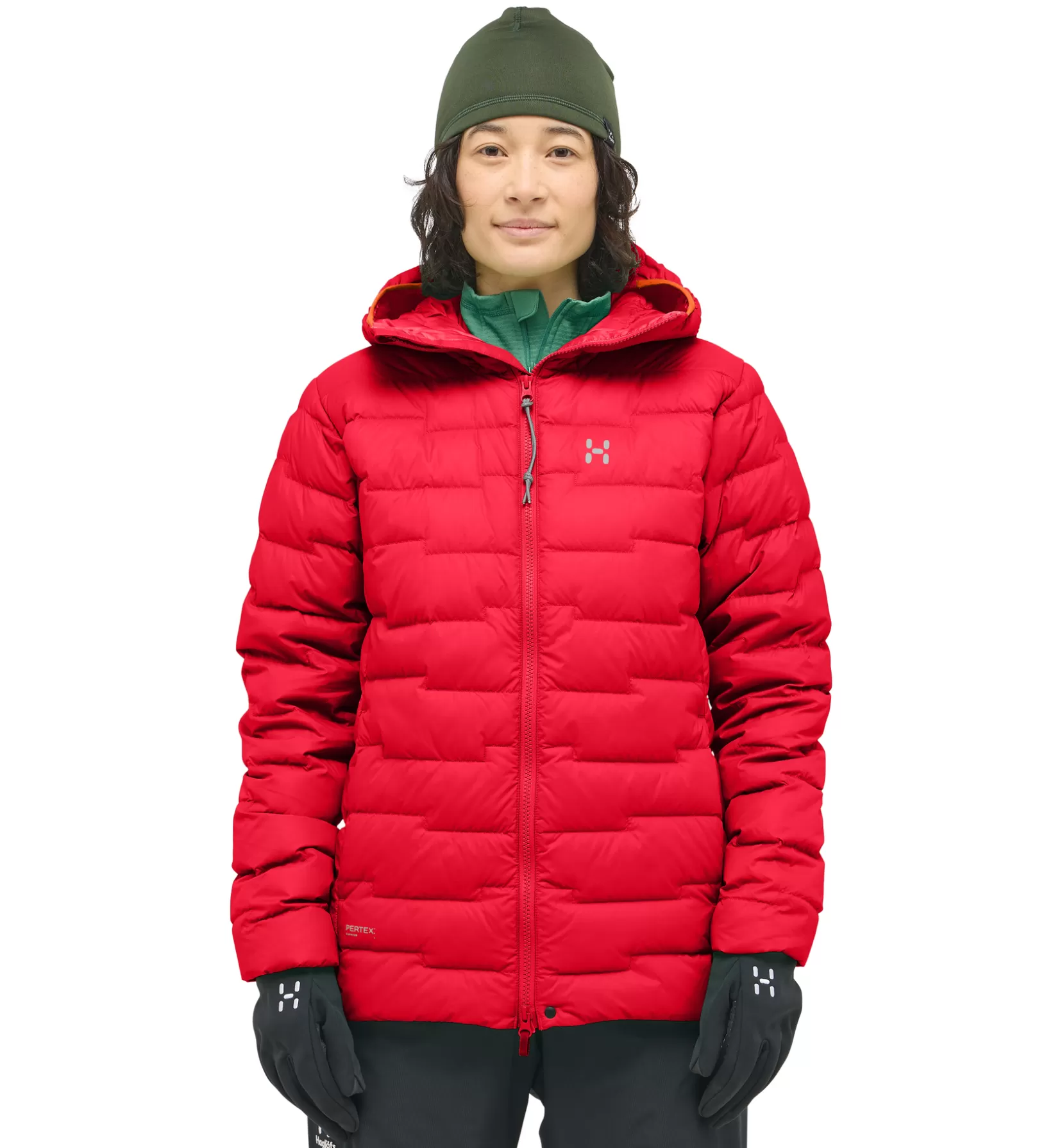 Flash Sale Haglöfs ROC Flash Down Hood Women Bright Red