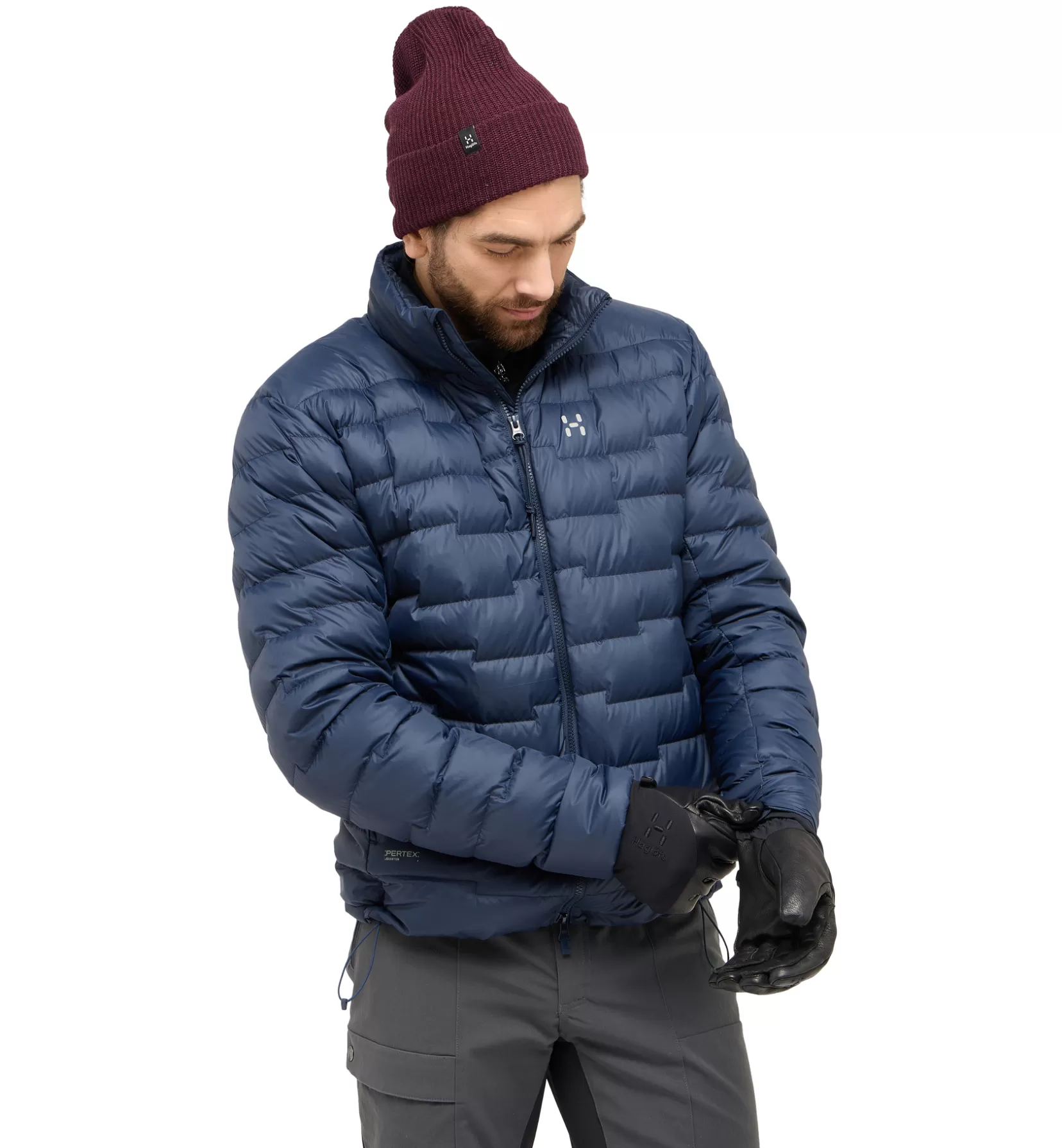 Clearance Haglöfs ROC Flash Down Jacket Men Tarn Blue