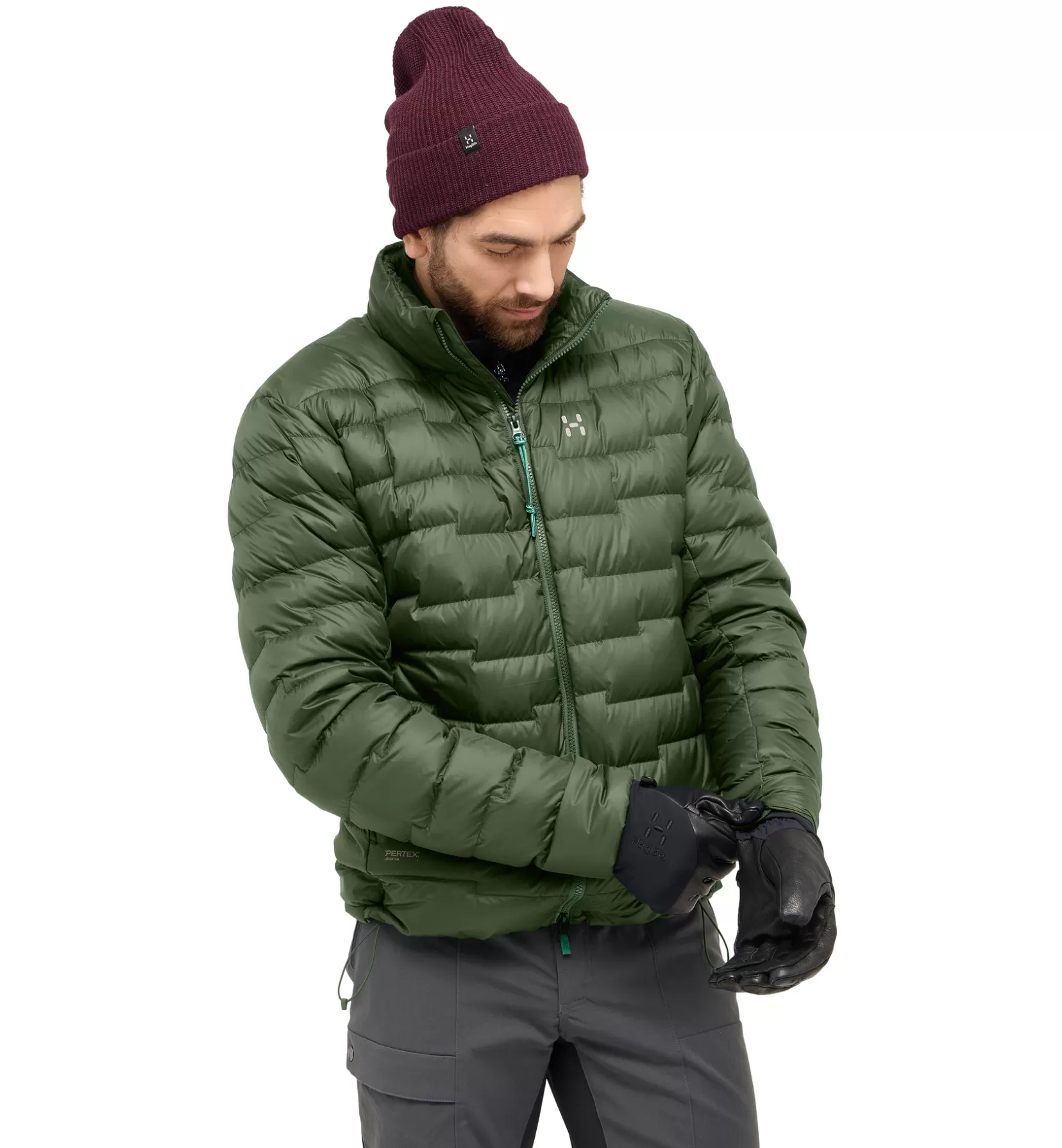 Clearance Haglöfs ROC Flash Down Jacket Men Seaweed Green