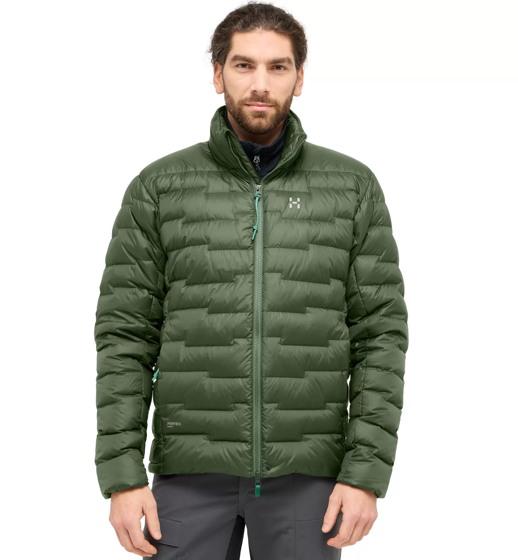 Clearance Haglöfs ROC Flash Down Jacket Men Seaweed Green
