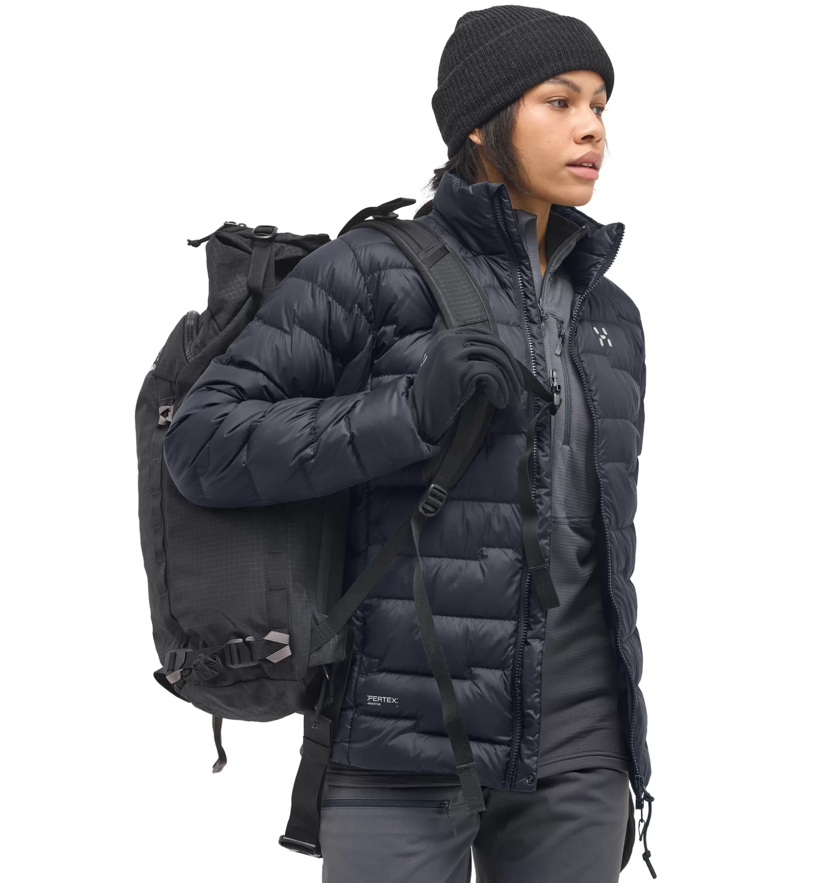 Sale Haglöfs ROC Flash Down Jacket Women True Black