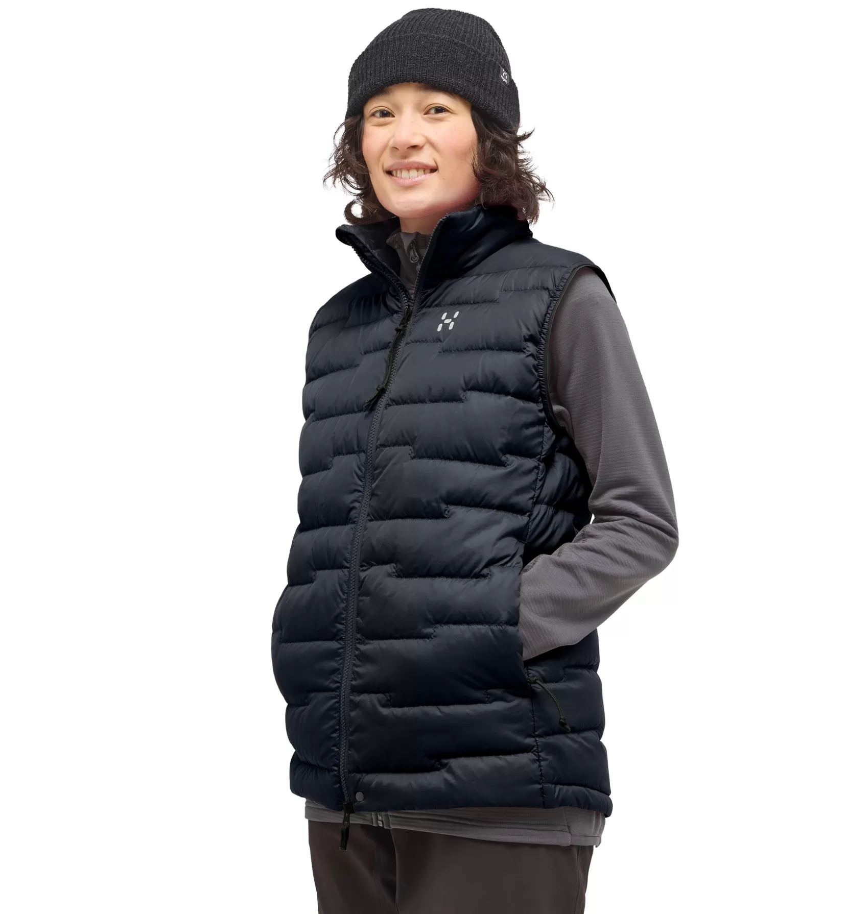 Sale Haglöfs ROC Flash Down Vest Women True Black