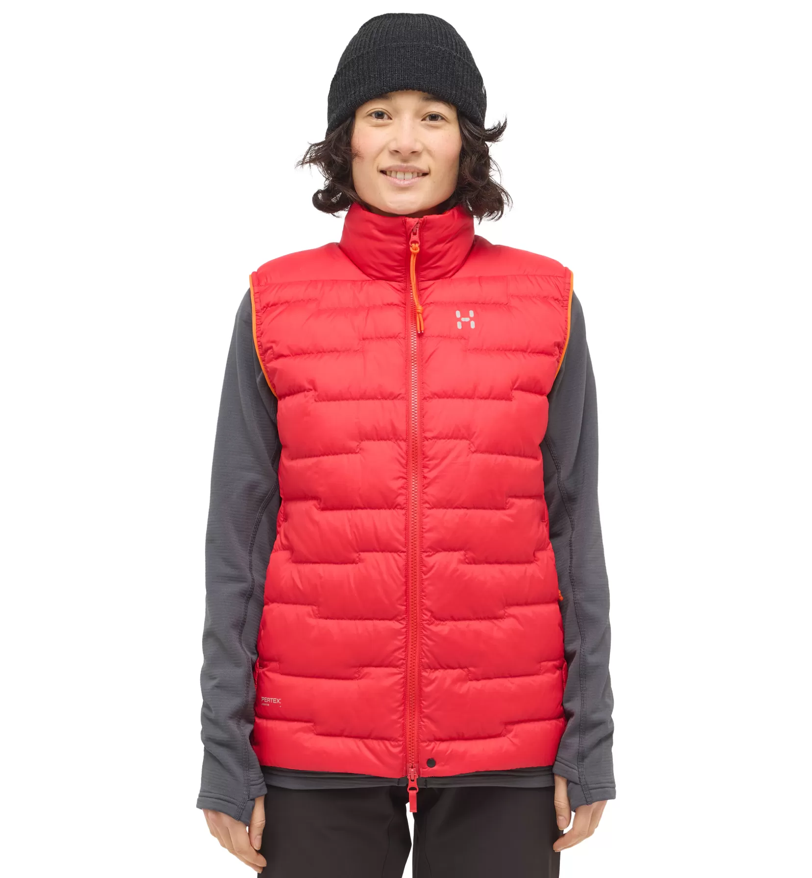 Online Haglöfs ROC Flash Down Vest Women Bright Red