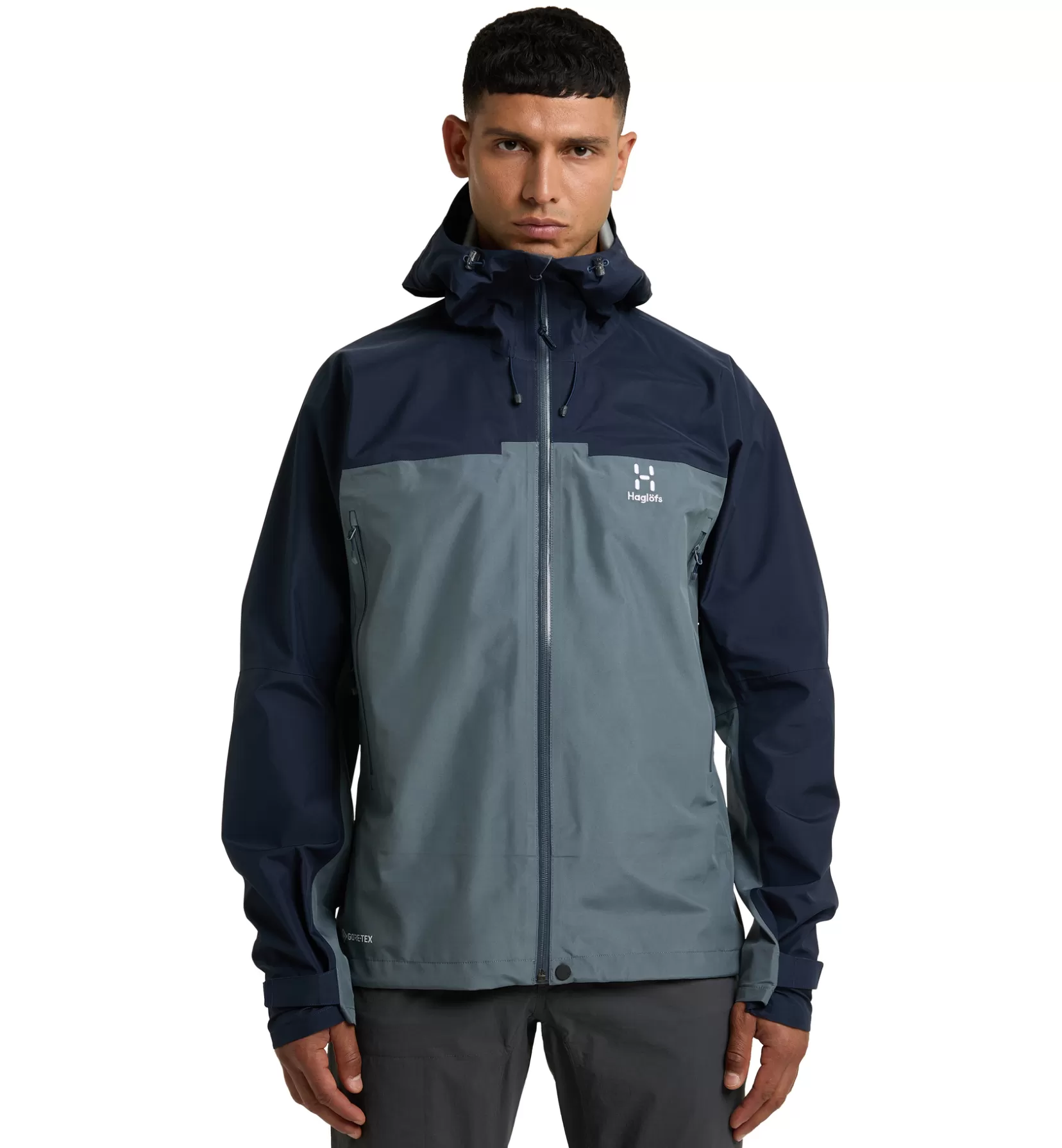 Flash Sale Haglöfs ROC Flash GTX Jacket Men Steel blue/Tarn blue