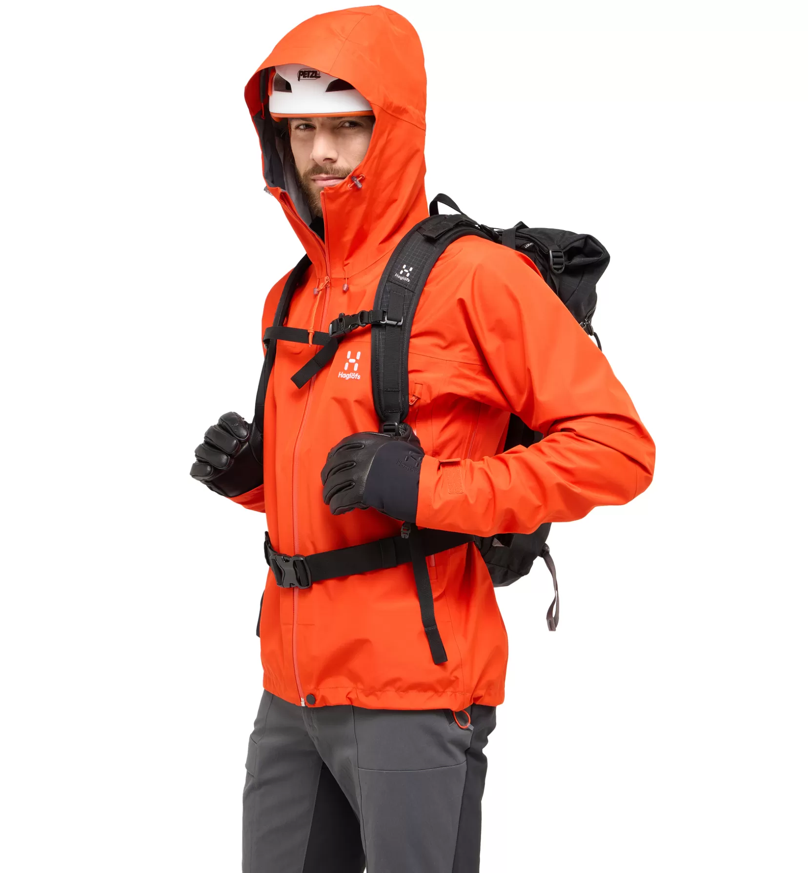 New Haglöfs ROC Flash GTX Jacket Men Habanero