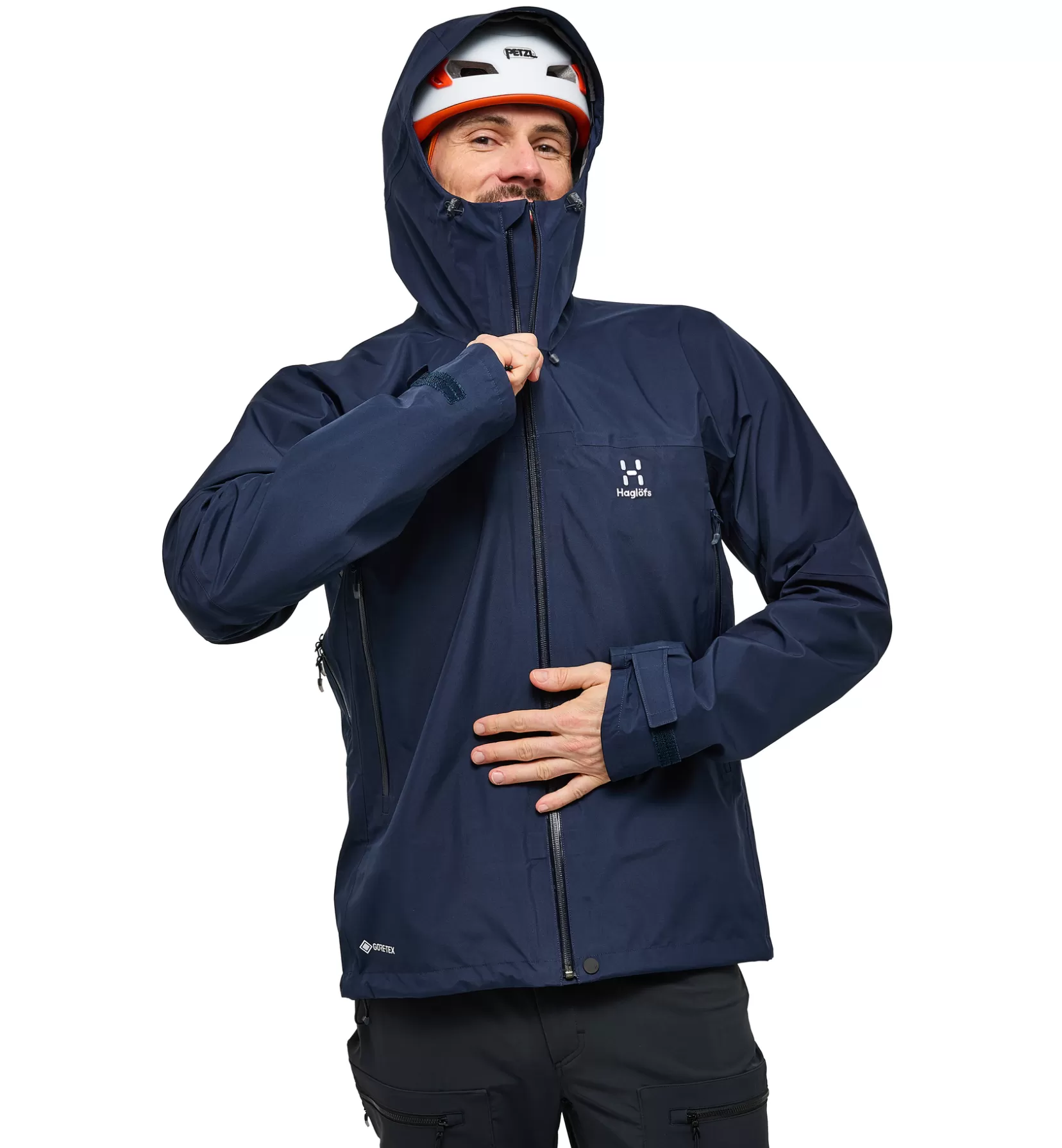 Sale Haglöfs ROC Flash GTX Jacket Men Tarn Blue