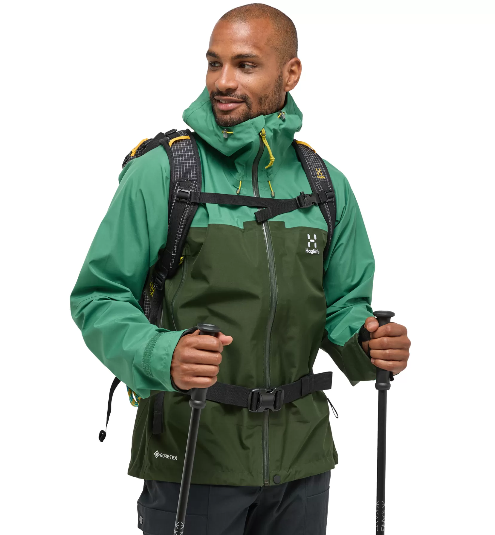 Flash Sale Haglöfs ROC Flash GTX Jacket Men Dk Jelly Green/Seaweed Green