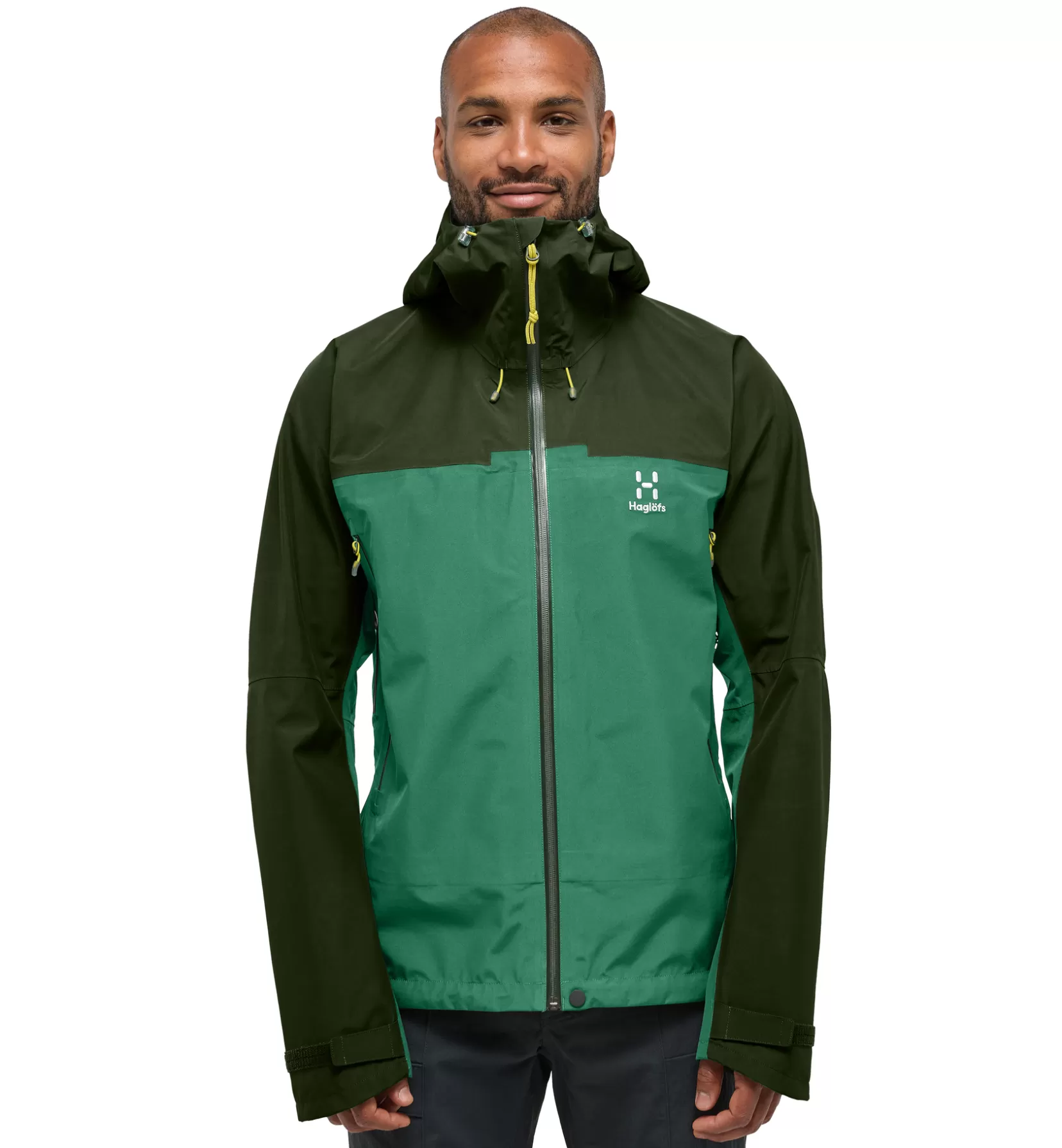Flash Sale Haglöfs ROC Flash GTX Jacket Men Dk Jelly Green/Seaweed Green