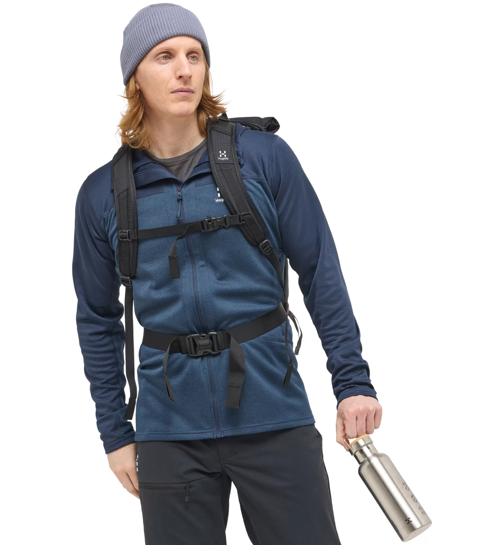 Sale Haglöfs ROC Flash Mid Hood Men Tarn Blue