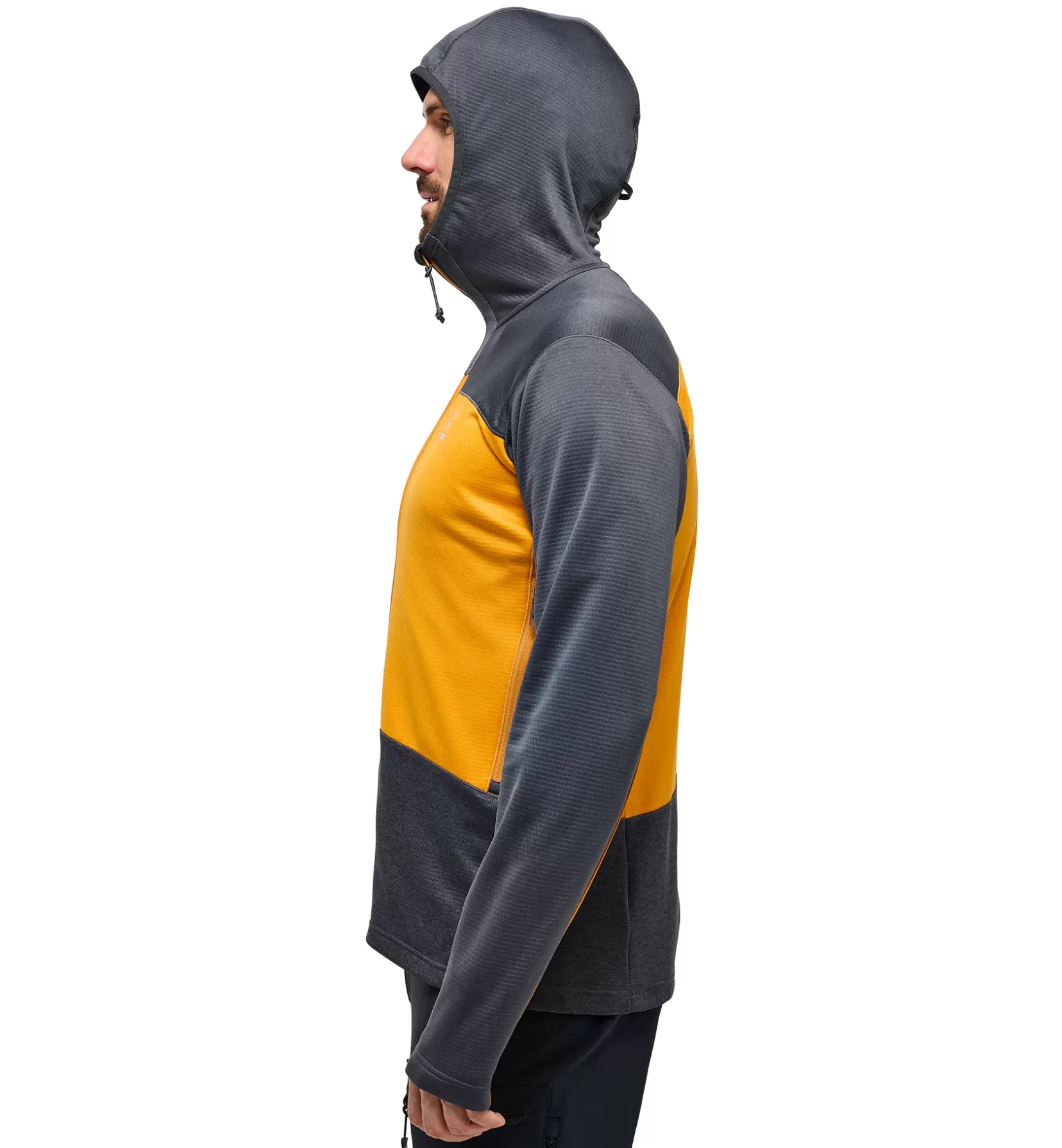 Best Sale Haglöfs ROC Flash Mid Hood Men Magnetite/Sunny yellow