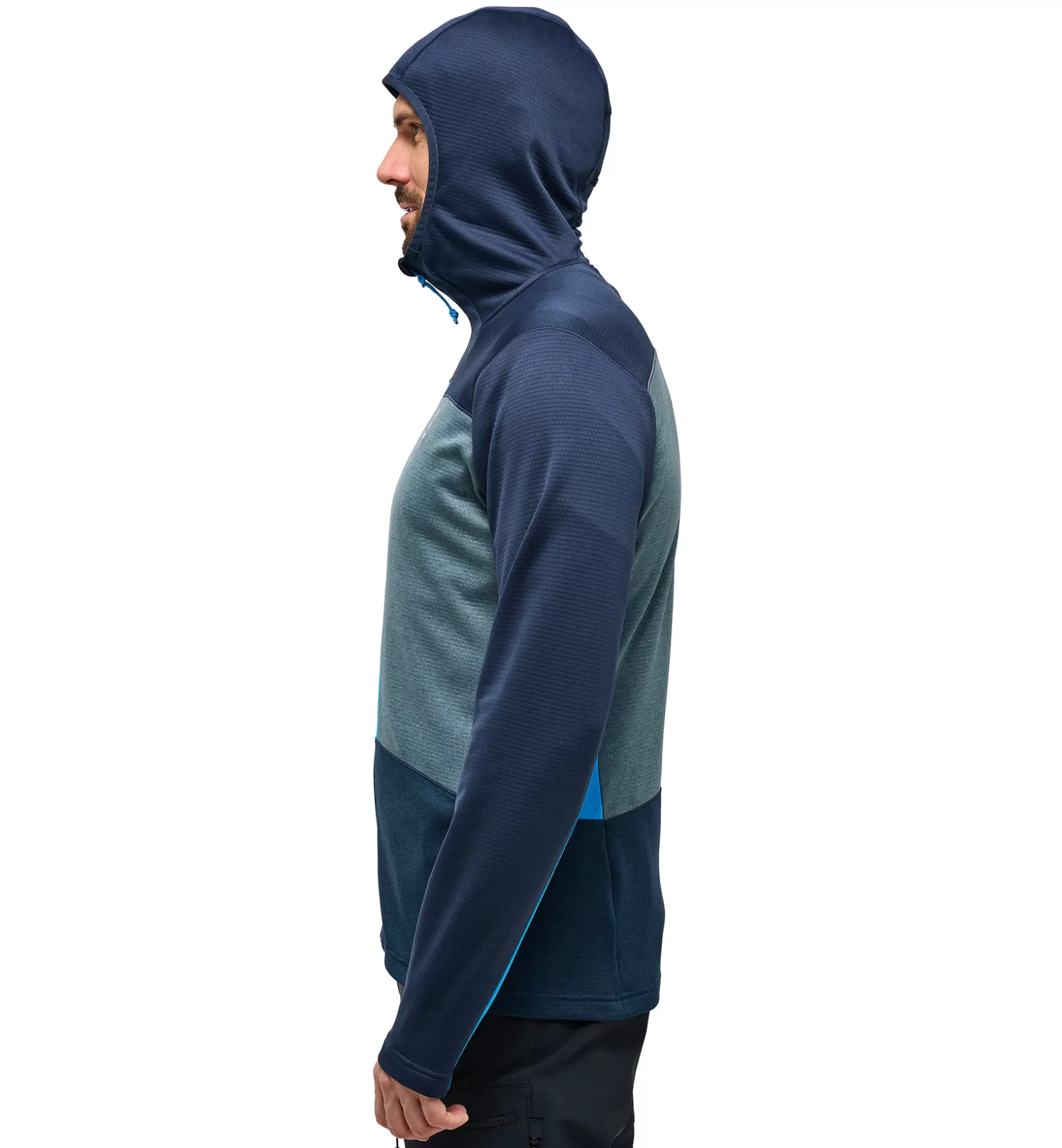 Cheap Haglöfs ROC Flash Mid Hood Men Tarn blue/Steel blue