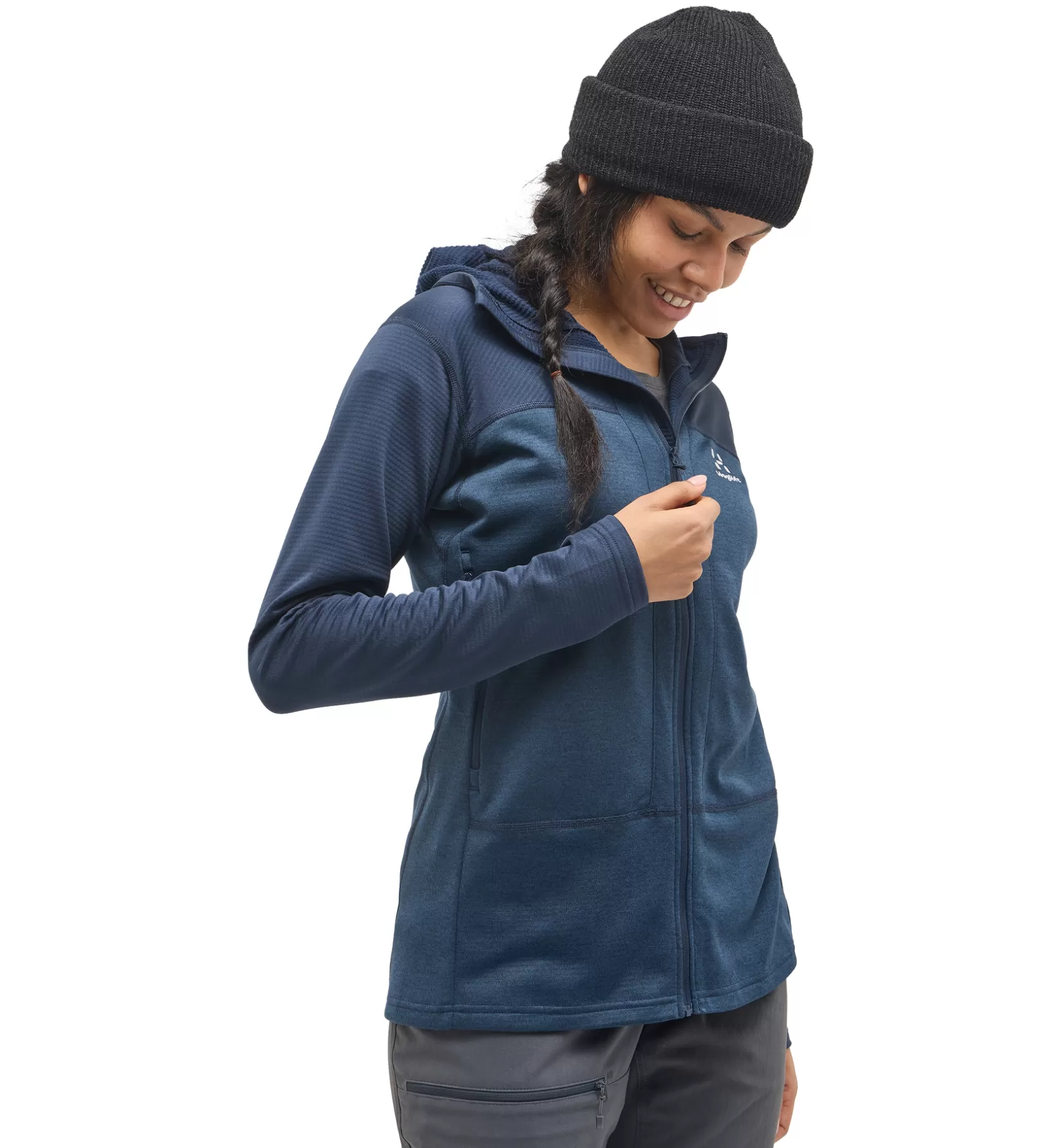 Clearance Haglöfs ROC Flash Mid Hood Women Tarn Blue