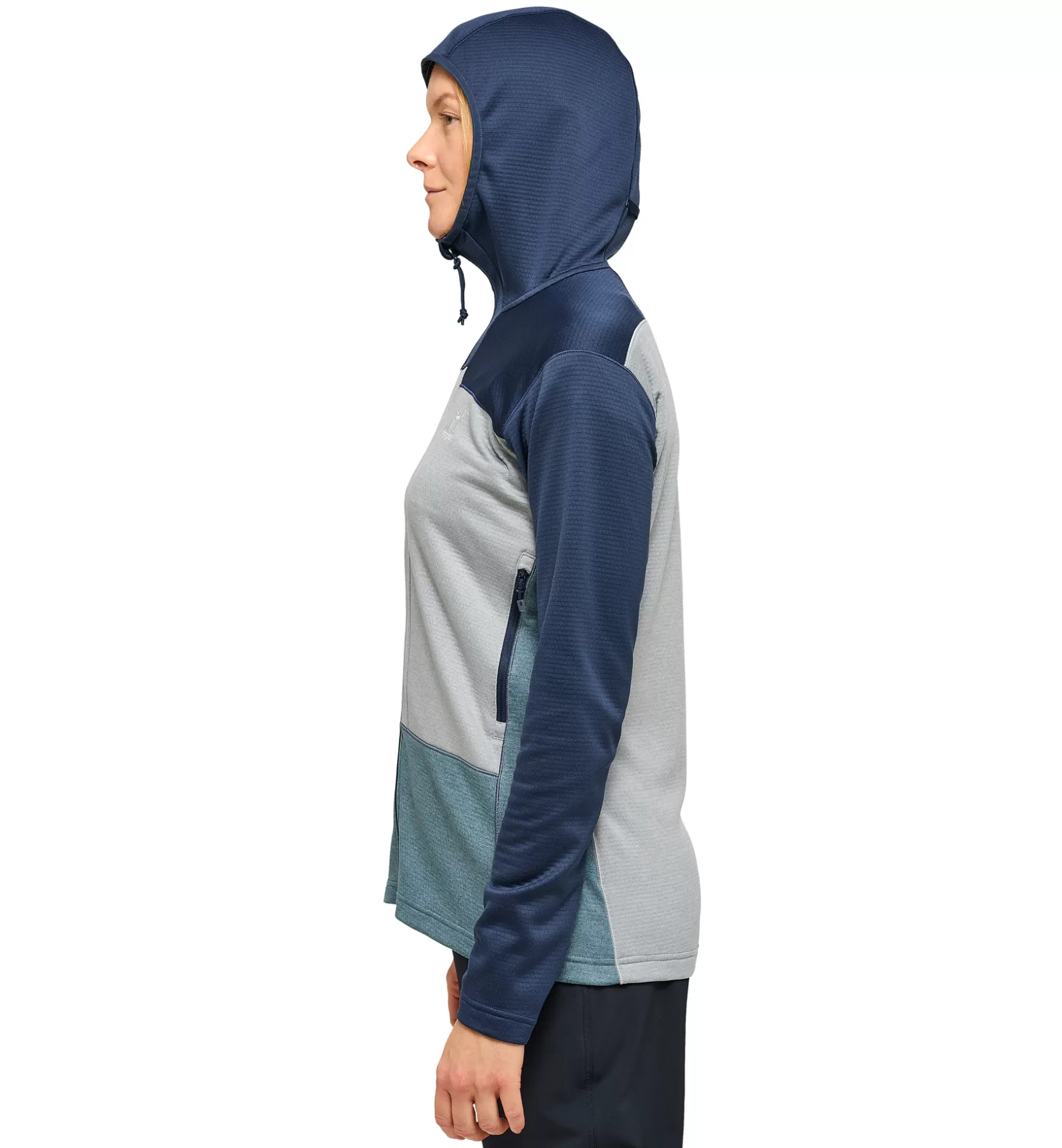 Fashion Haglöfs ROC Flash Mid Hood Women Tarn blue/Concrete