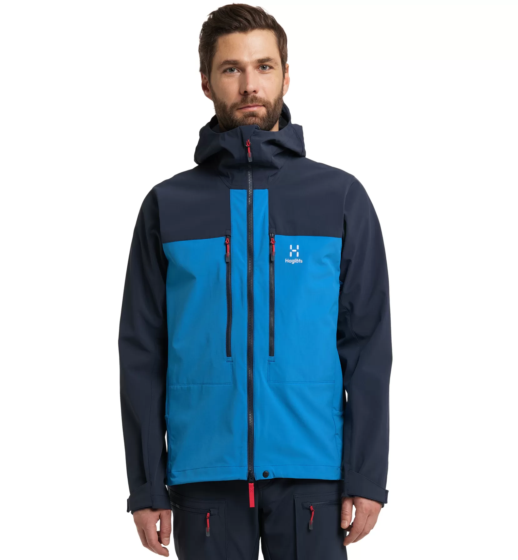 Clearance Haglöfs Roc Sight Softshell Jacket Men Nordic blue/Tarn blue