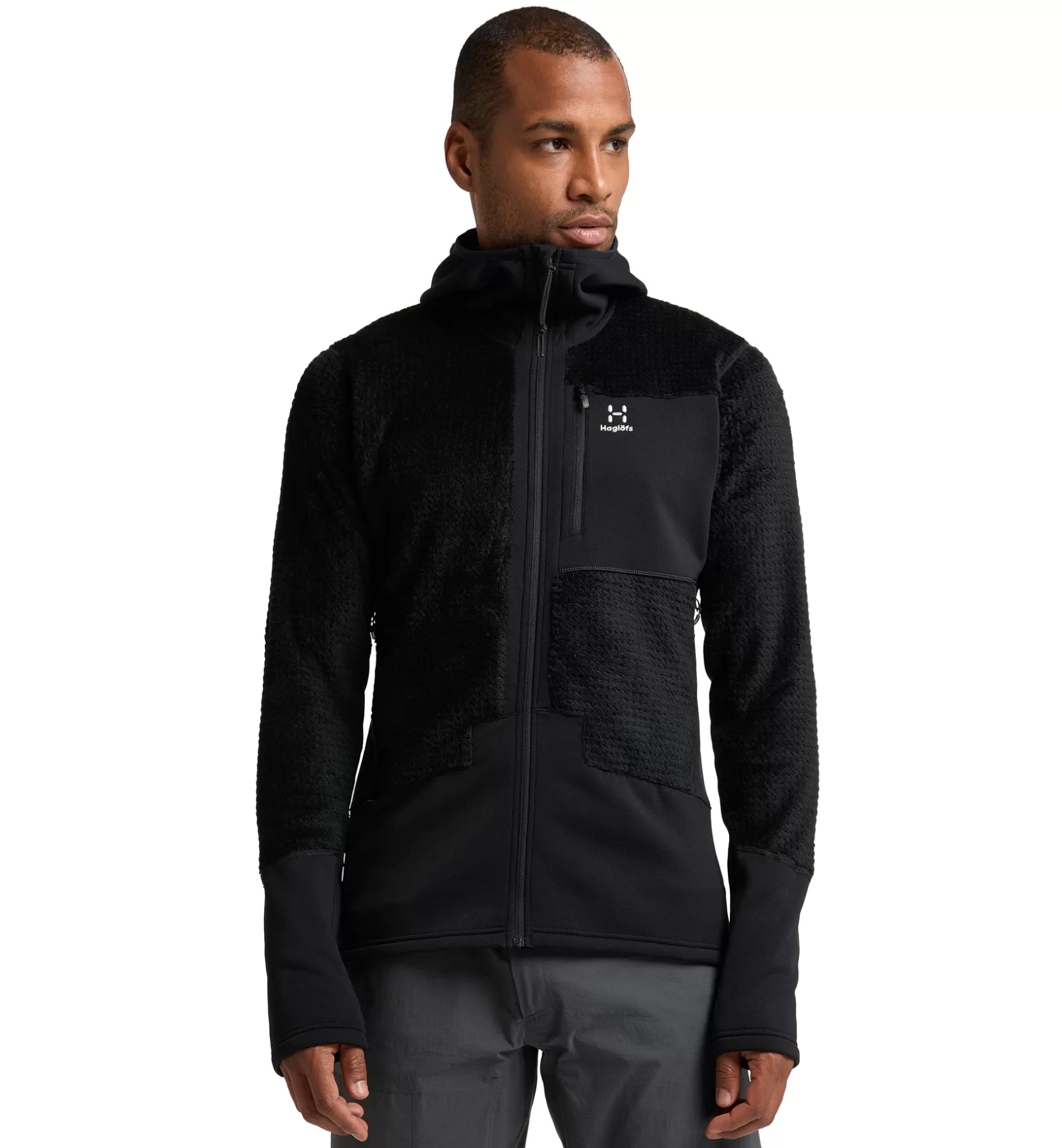 Hot Haglöfs ROC Spitz Mid Hood Men True Black