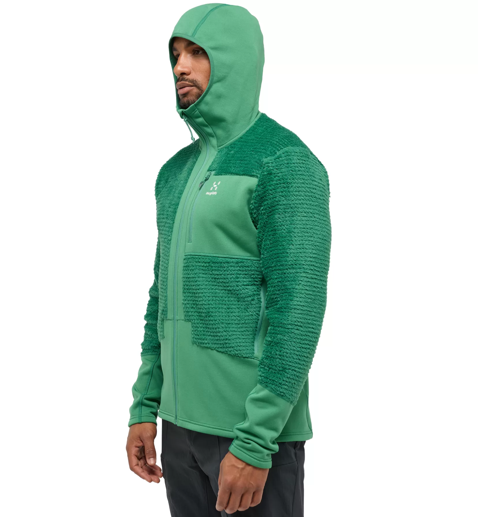 Clearance Haglöfs ROC Spitz Mid Hood Men Dk Jelly Green