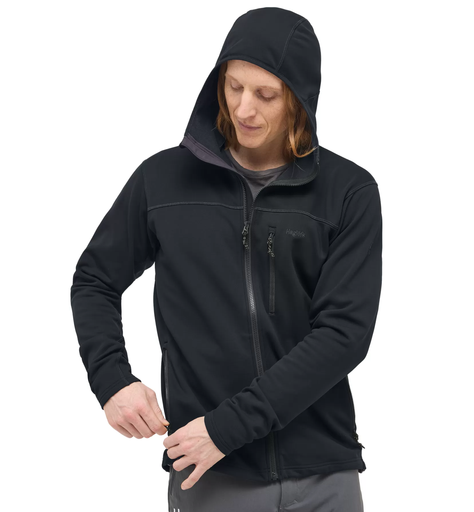 Best Sale Haglöfs Rosson Mid Hood Men True Black