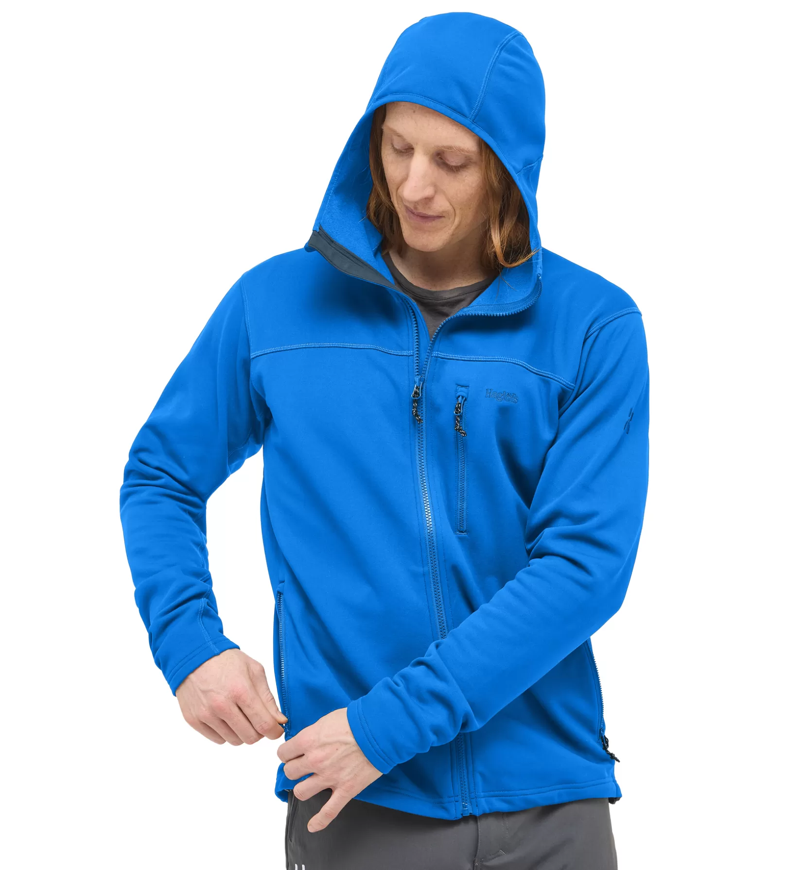 Hot Haglöfs Rosson Mid Hood Men Electric Blue