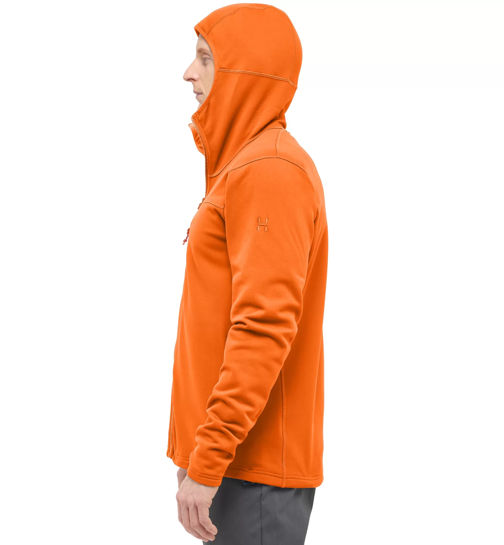 Clearance Haglöfs Rosson Mid Hood Men Blaze Orange