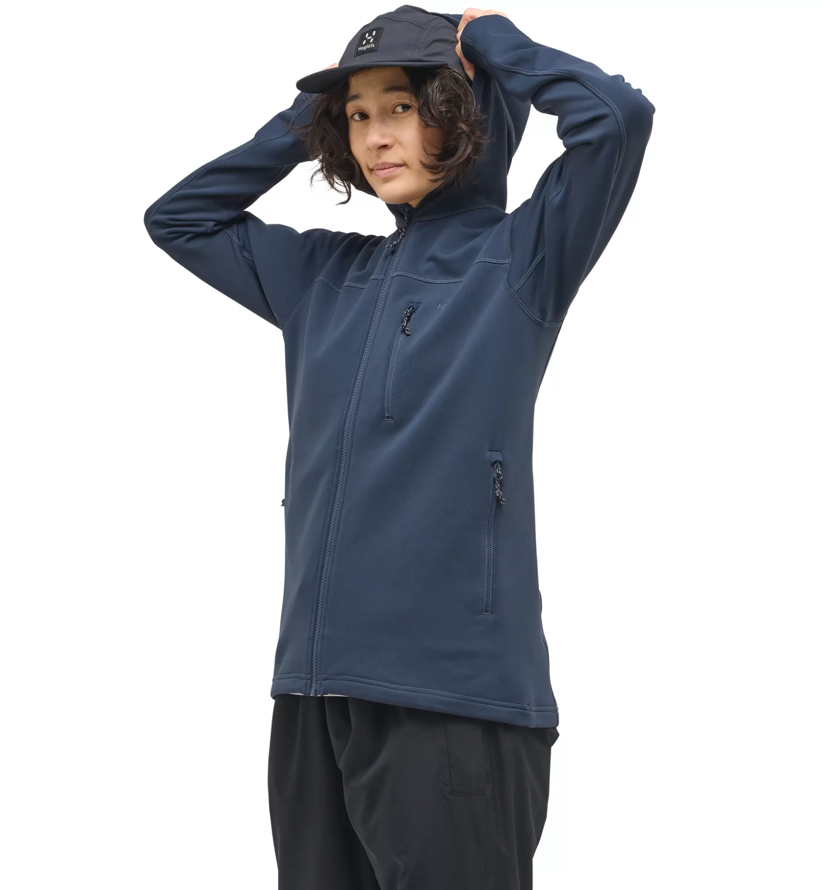 New Haglöfs Rosson Mid Hood Women Tarn Blue