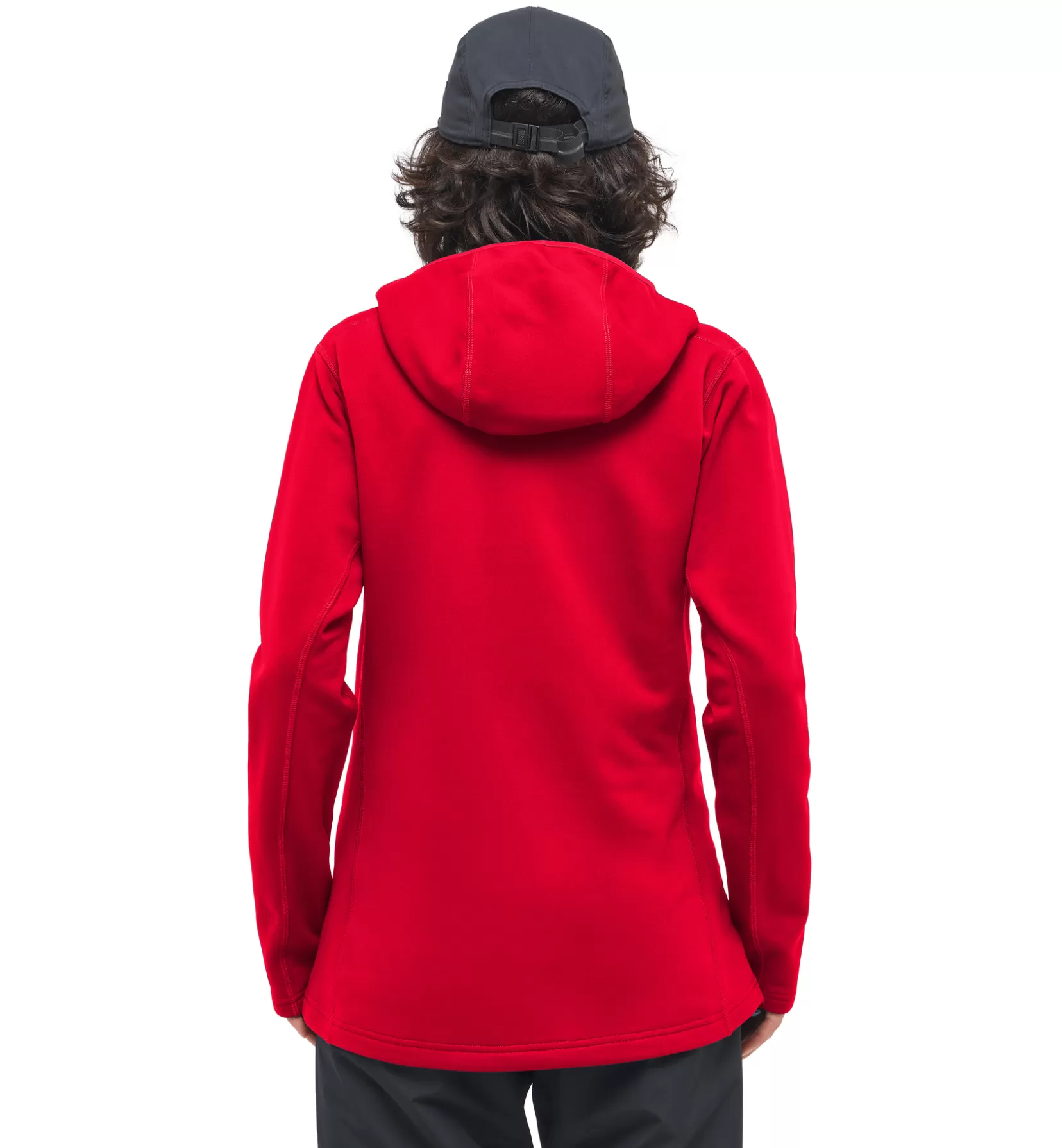 Shop Haglöfs Rosson Mid Hood Women Bright Red