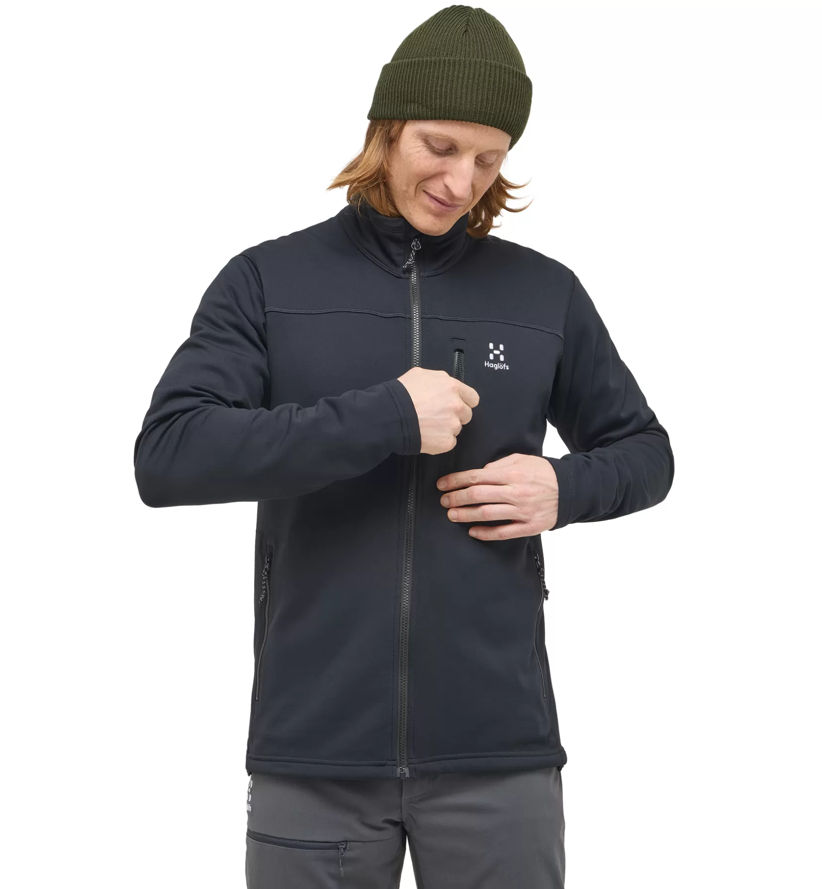 Clearance Haglöfs Rosson Mid Jacket Men True Black