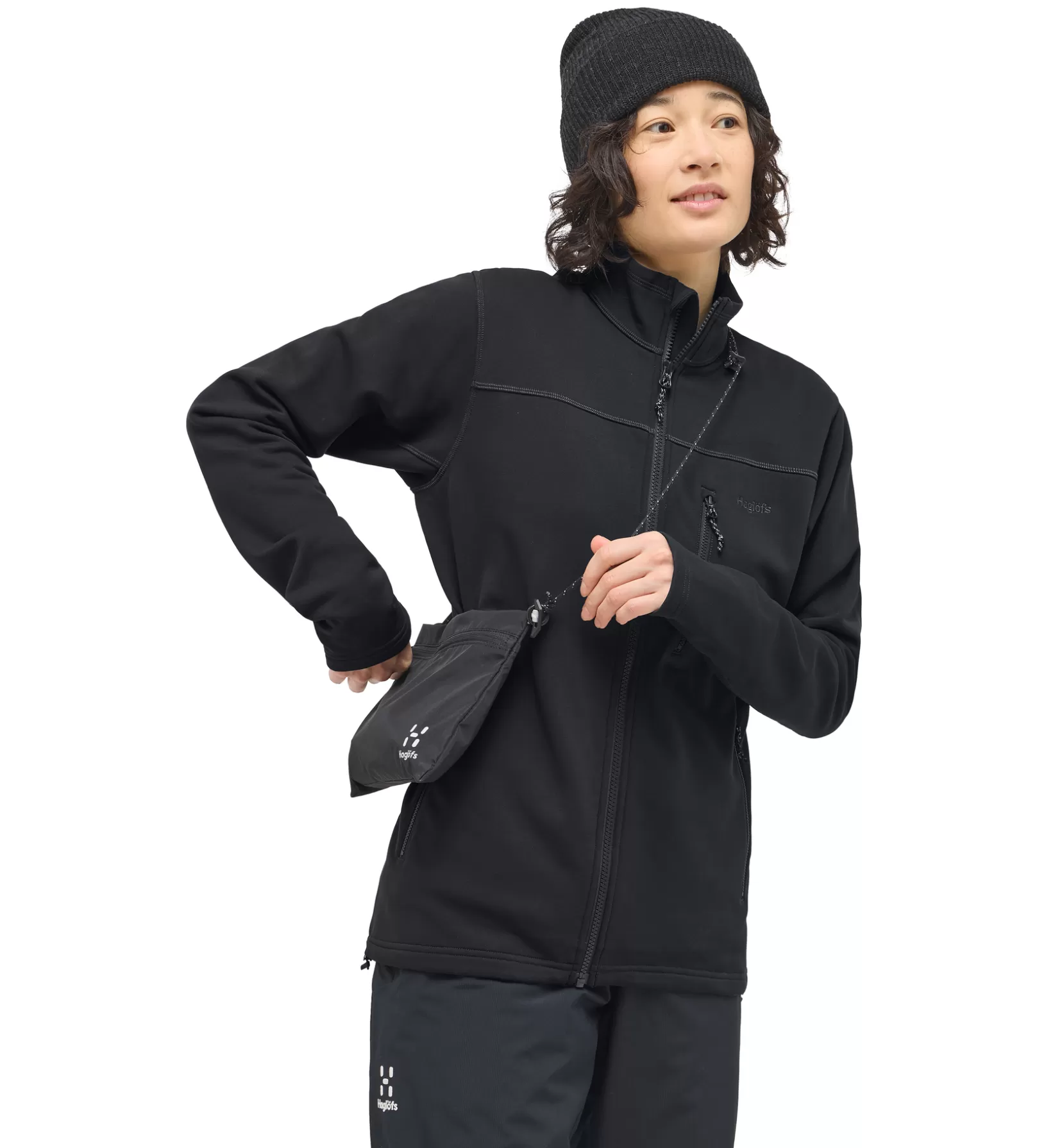 Sale Haglöfs Rosson Mid Jacket Women True Black