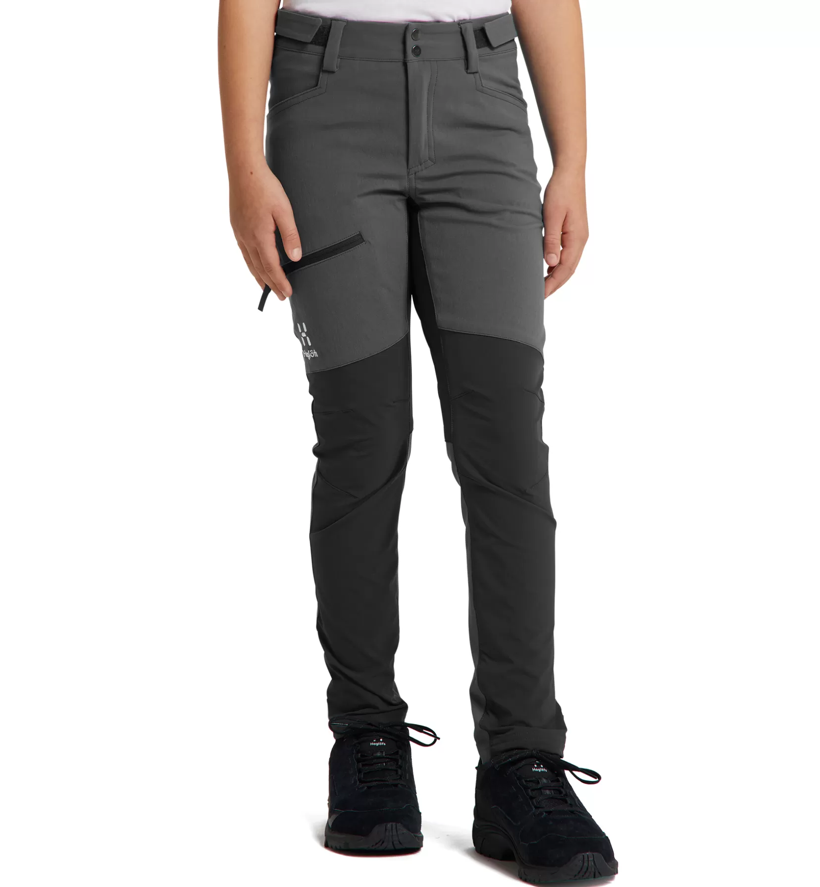 Discount Haglöfs Rugged Pant Junior Magnetite/True black