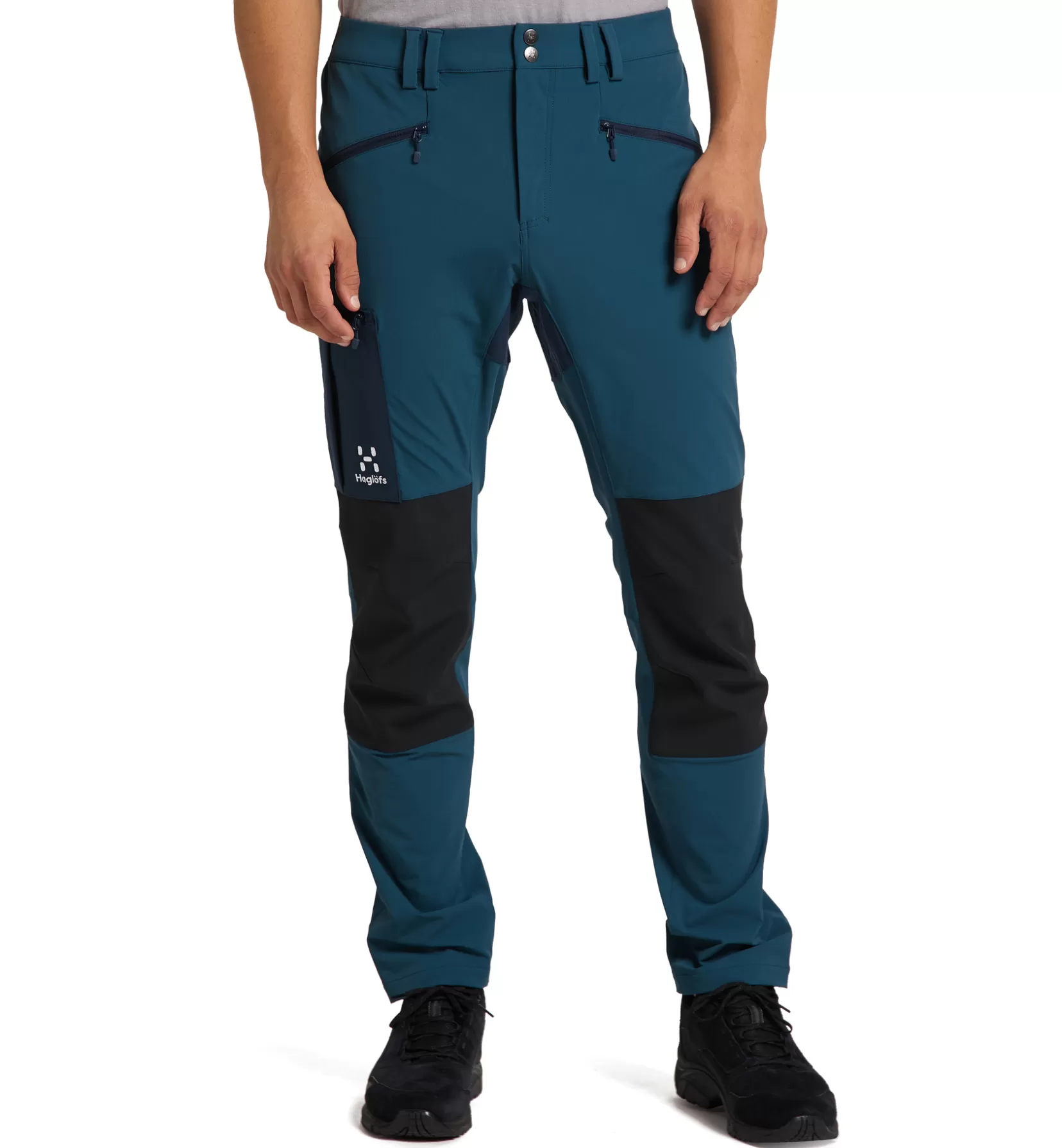 Best Sale Haglöfs Rugged Slim Pant Men Dark Ocean/True Black