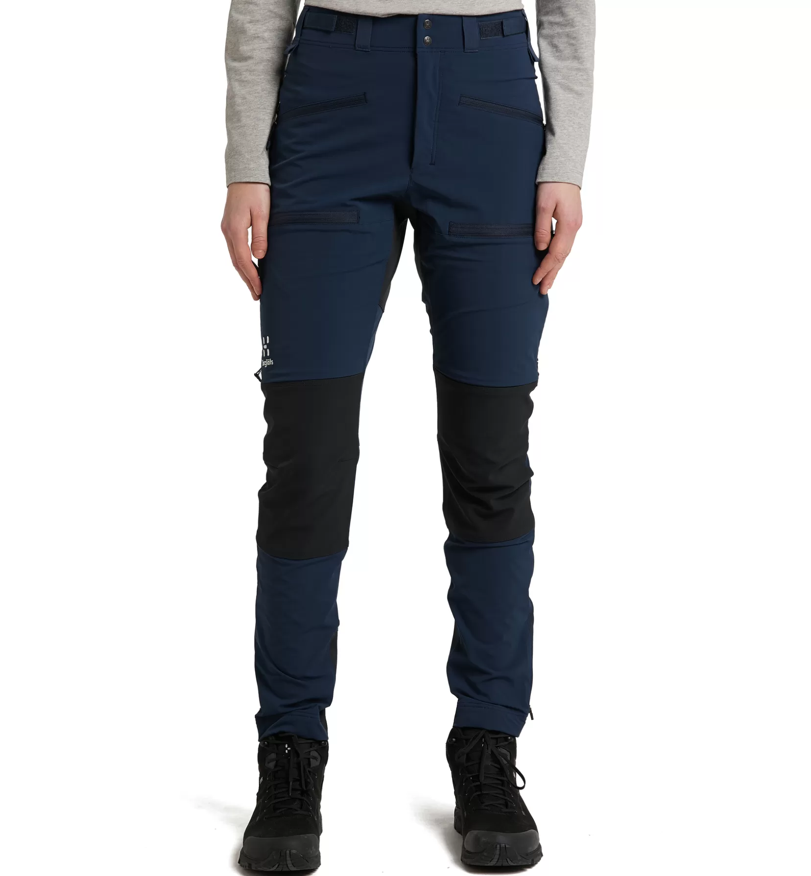 Sale Haglöfs Rugged Slim Pant Women Tarn blue/True black