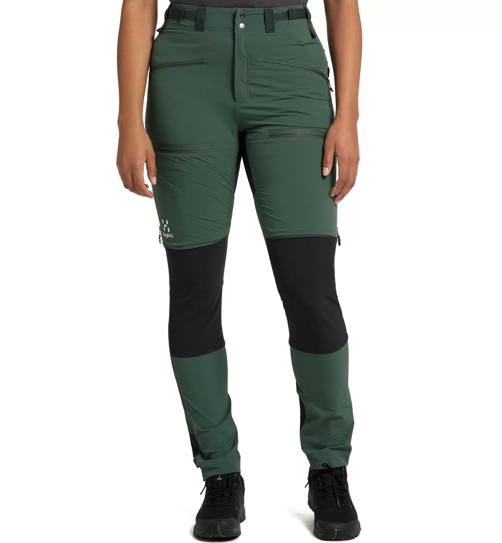 Best Haglöfs Rugged Slim Pant Women Fjell green/True black