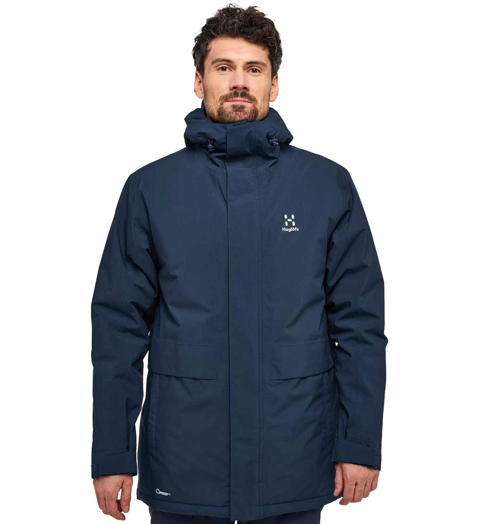 Hot Haglöfs Salix Proof Mimic Parka Men Tarn Blue