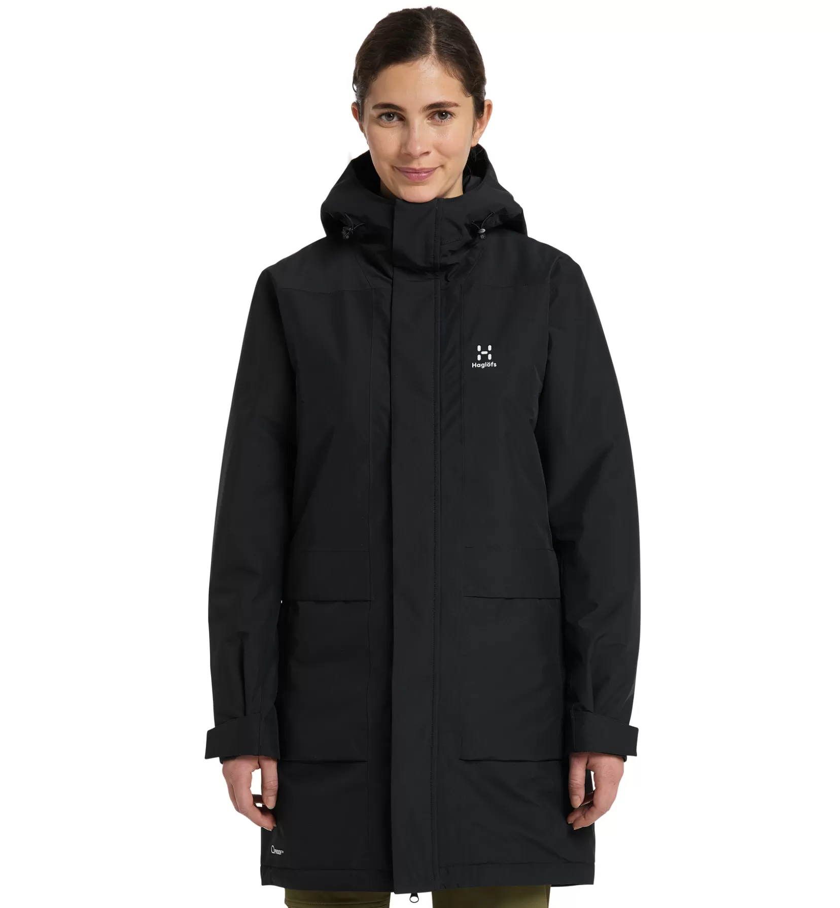 Outlet Haglöfs Salix Proof Mimic Parka Women True Black