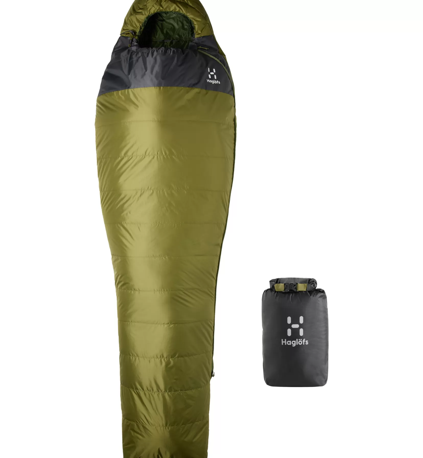Shop Haglöfs Scand Down +5 Olive green/Magnetite