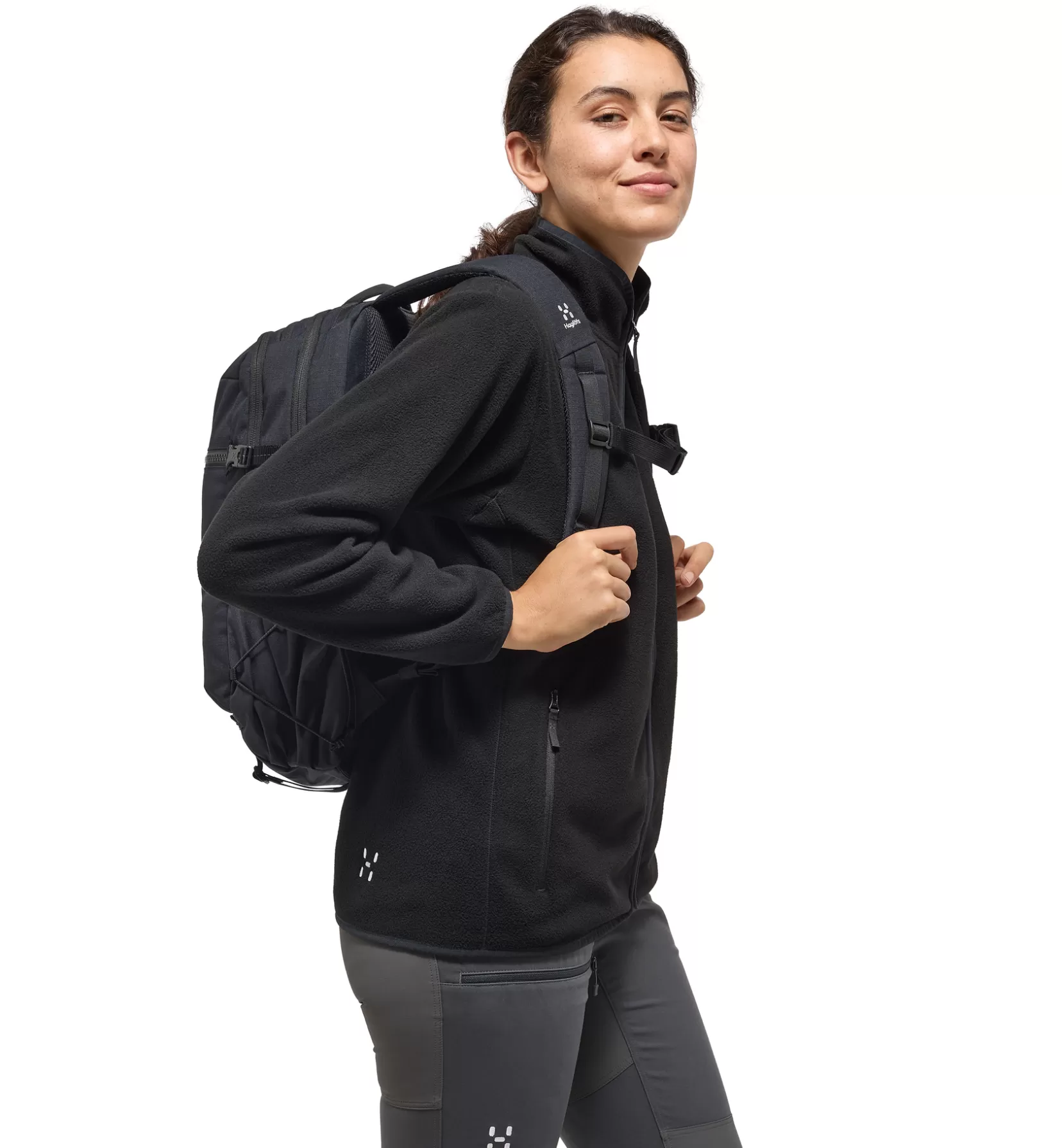 Clearance Haglöfs Åska Mid Jacket Women True Black
