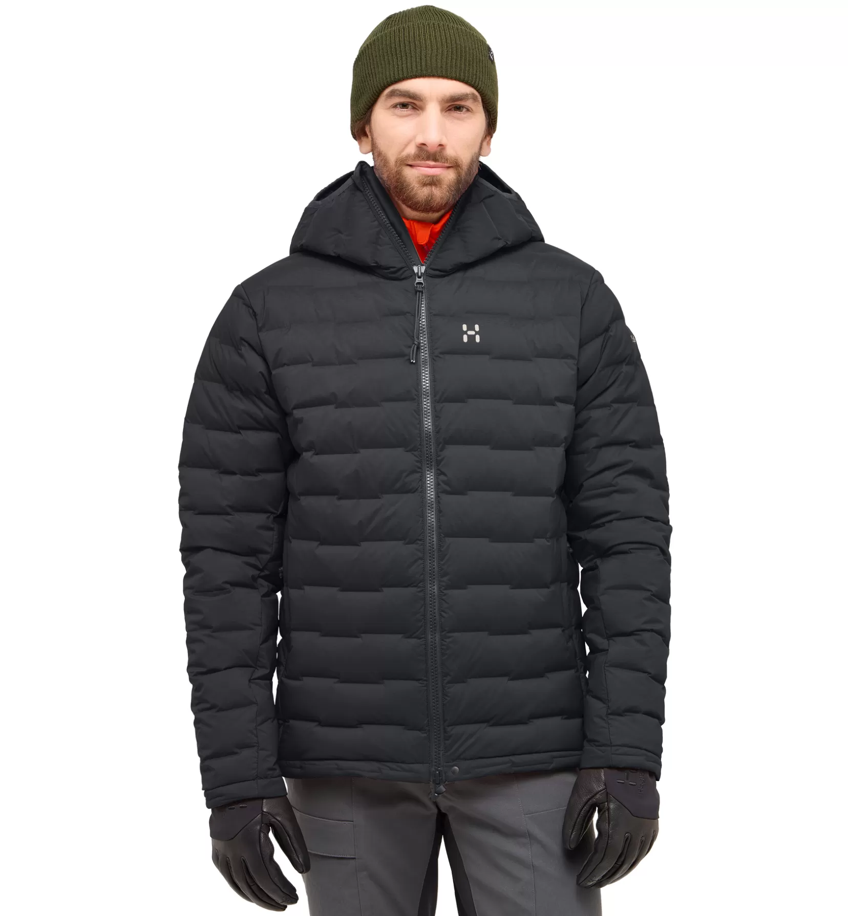 Store Haglöfs Spitz Down Hood Men True Black