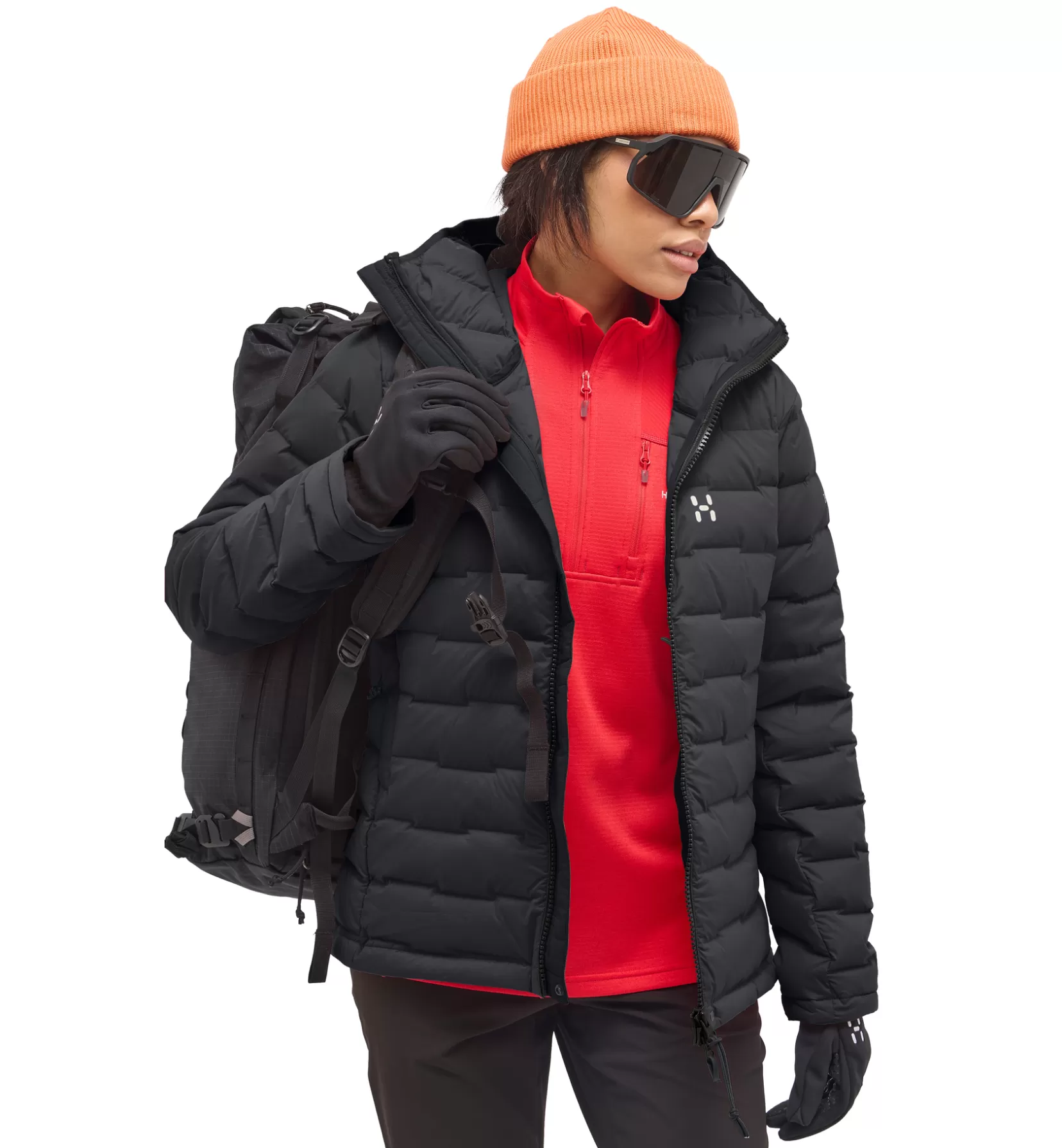 Best Sale Haglöfs Spitz Down Hood Women True Black