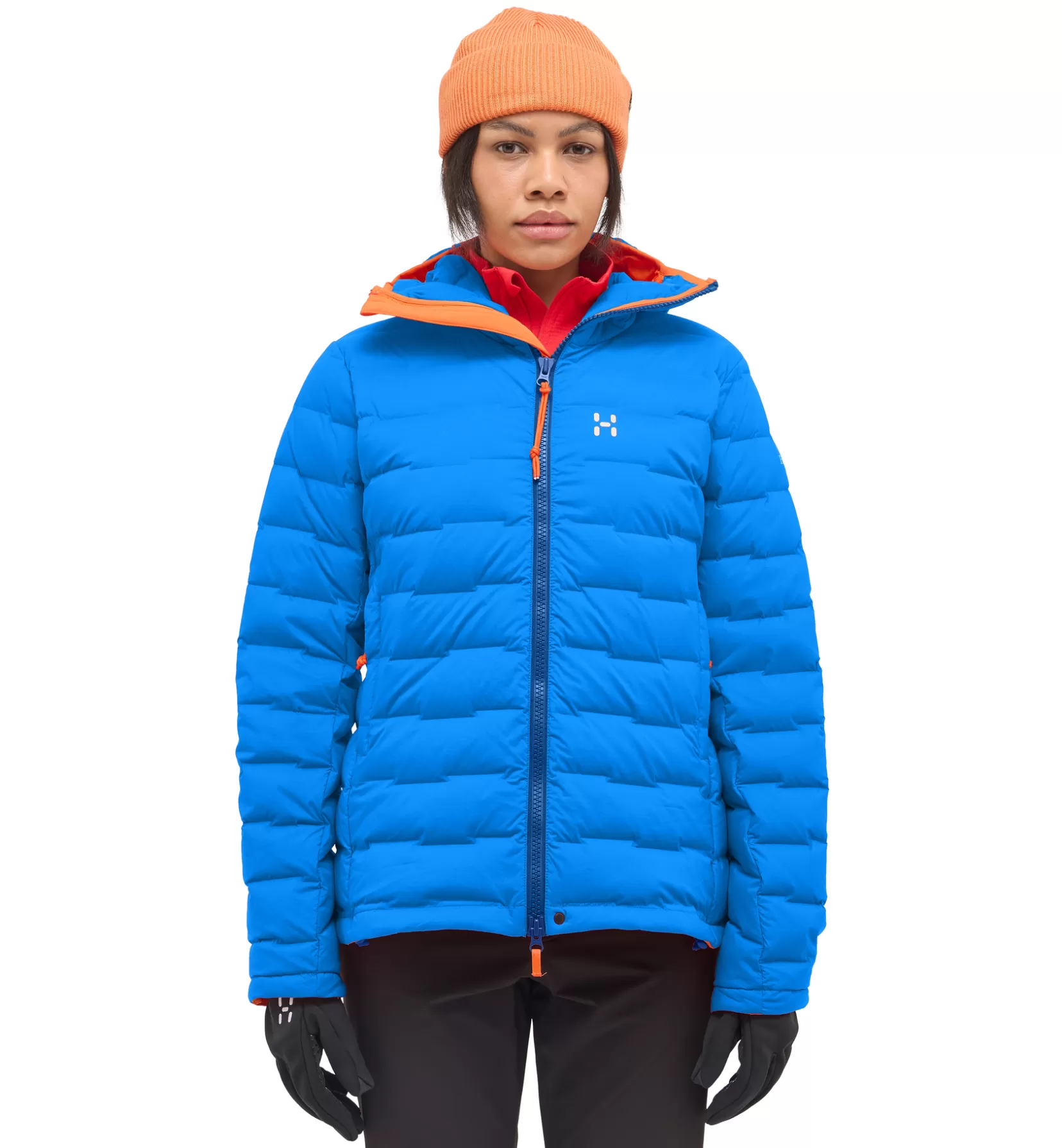 Shop Haglöfs Spitz Down Hood Women Electric Blue