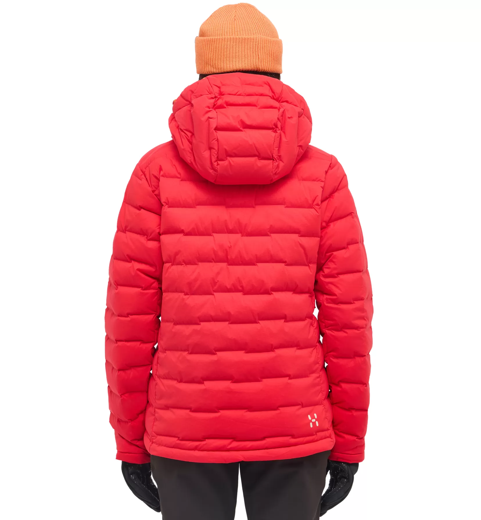 Sale Haglöfs Spitz Down Hood Women Bright Red