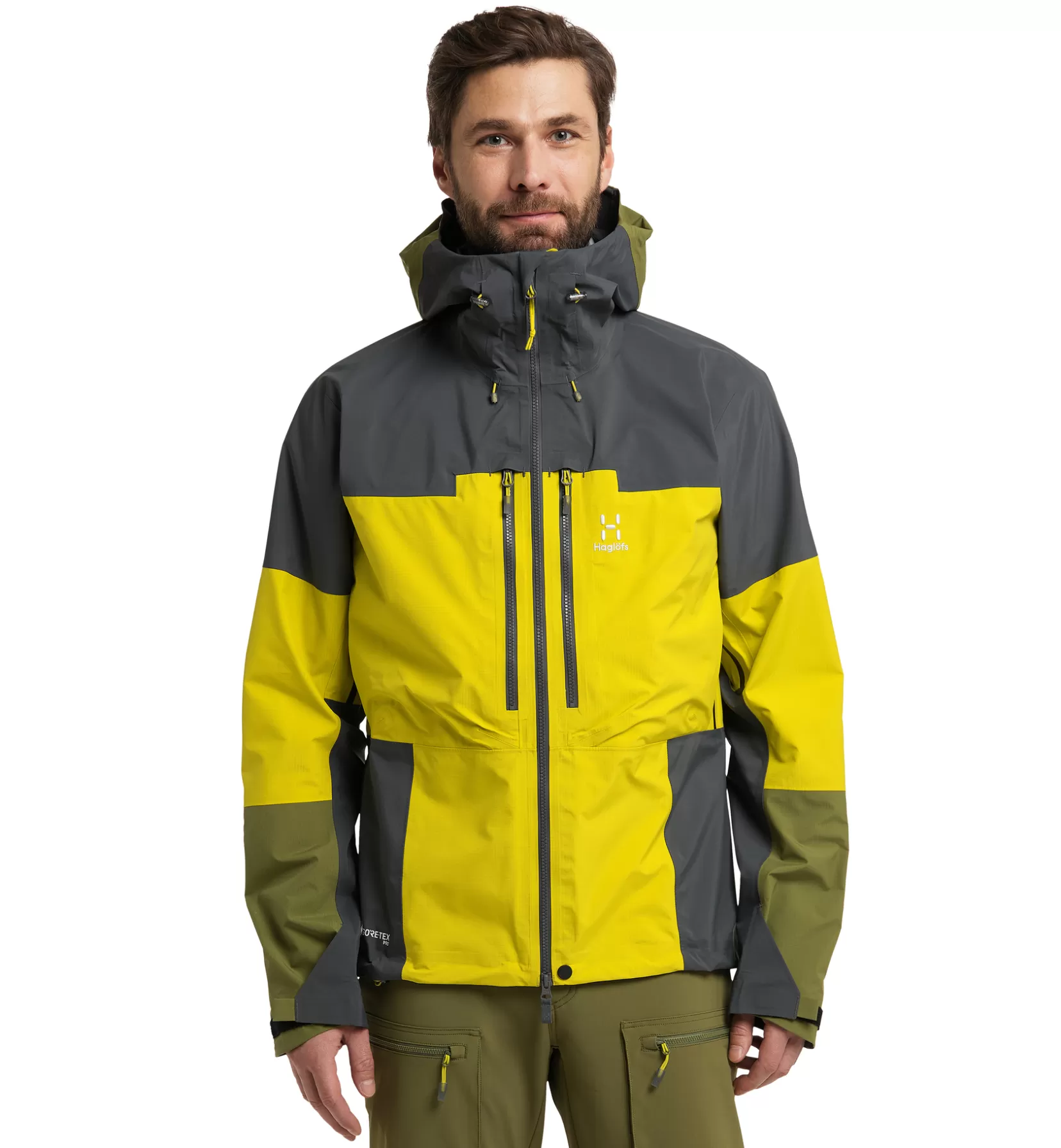 Cheap Haglöfs Spitz GTX Pro Jacket Men Aurora/Magnetite