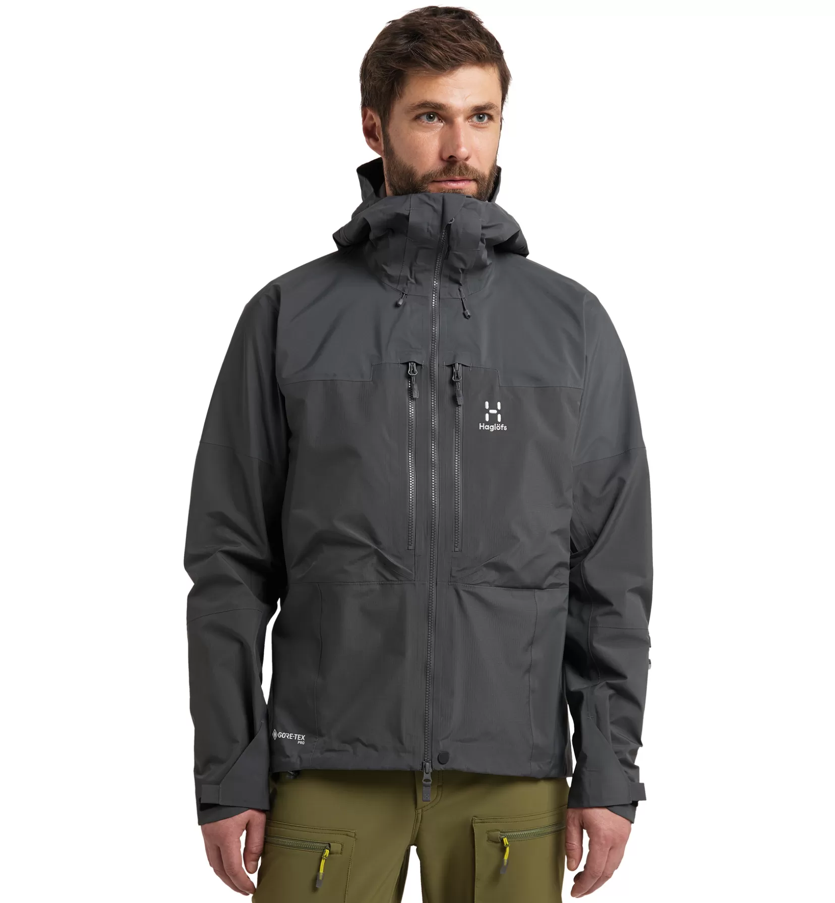 Outlet Haglöfs Spitz GTX Pro Jacket Men Magnetite