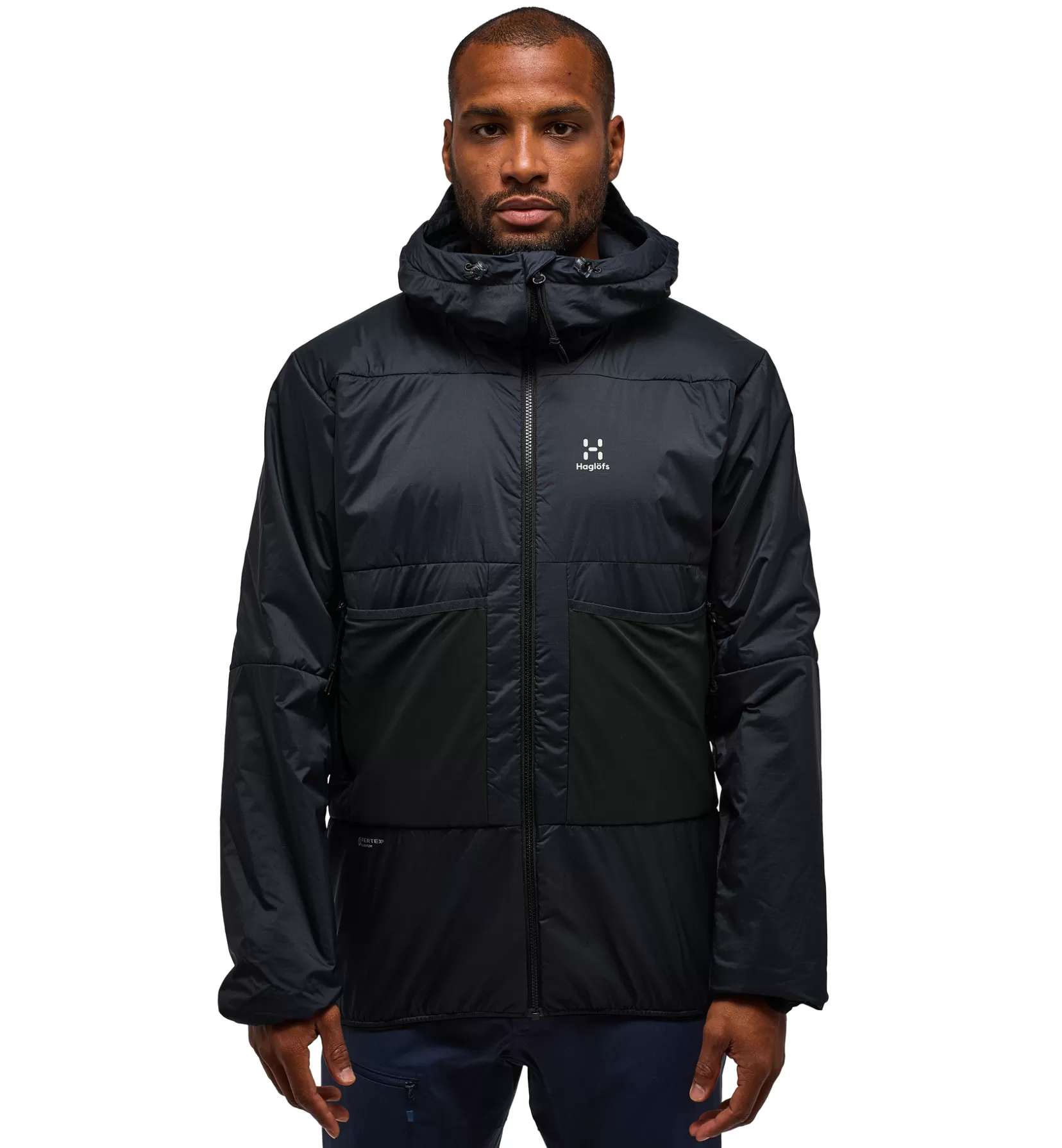 Shop Haglöfs Spitz Mimic Hood Men True Black